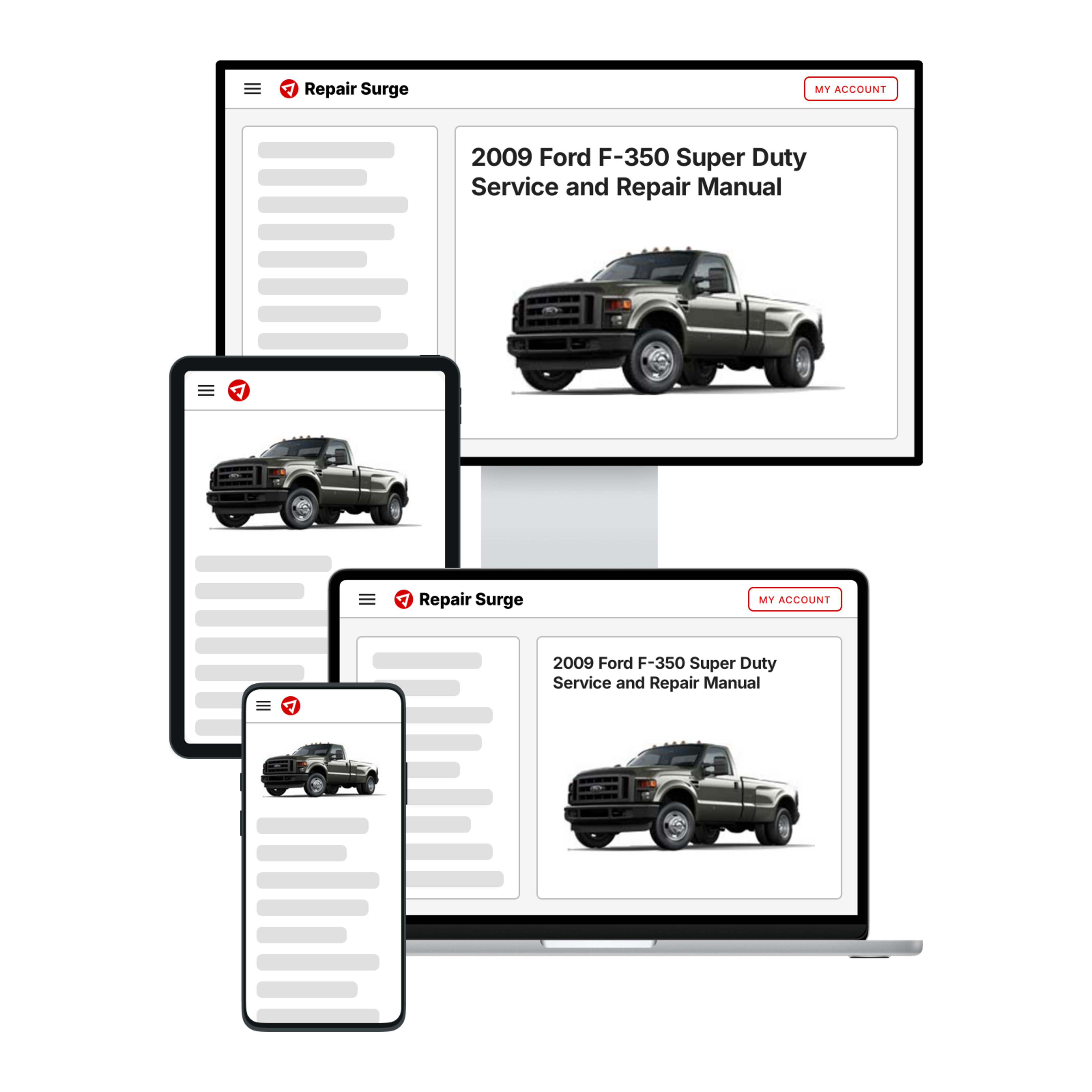 2009 Ford F-350 Super Duty service and repair manual hero image