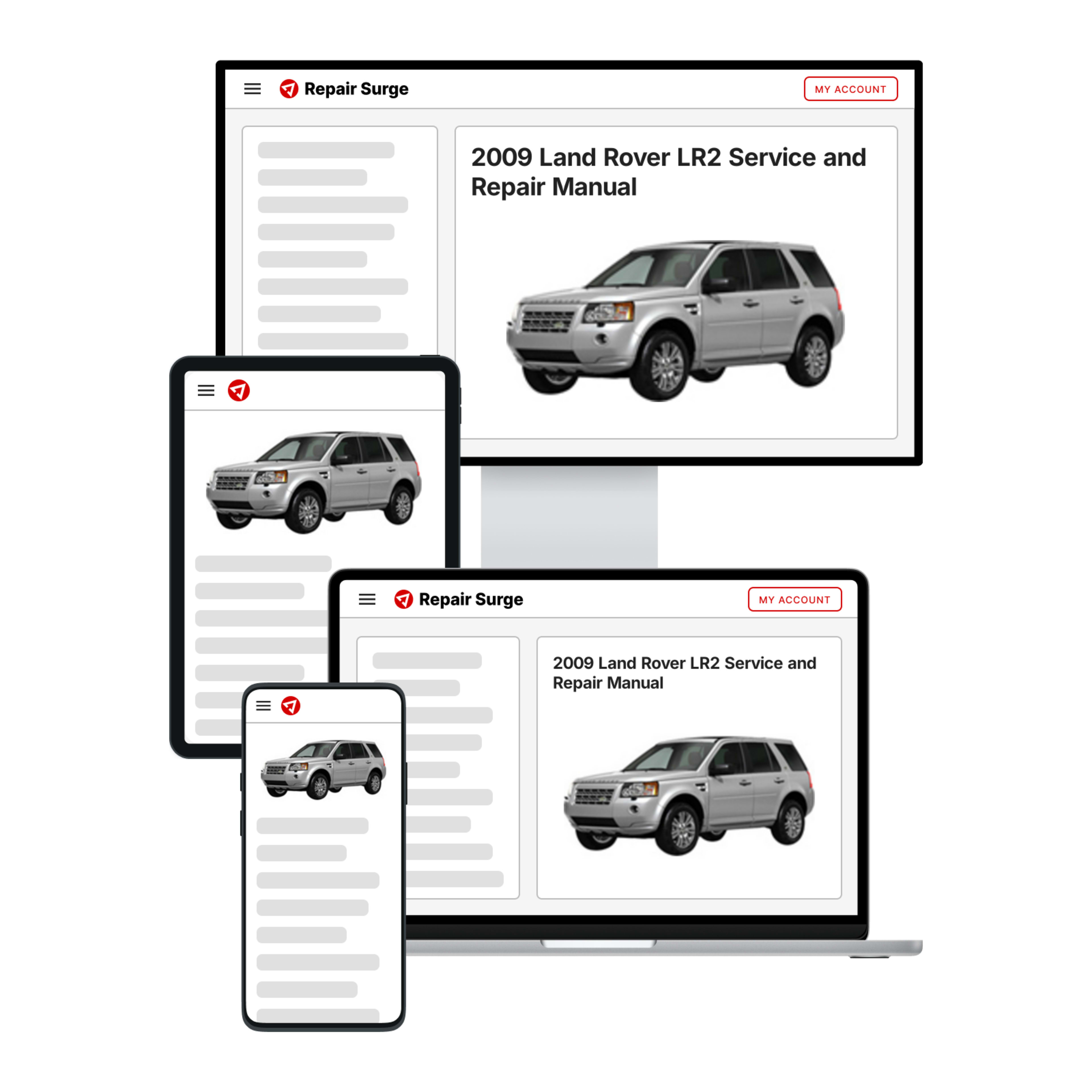 2009 Land Rover LR2 service and repair manual hero image
