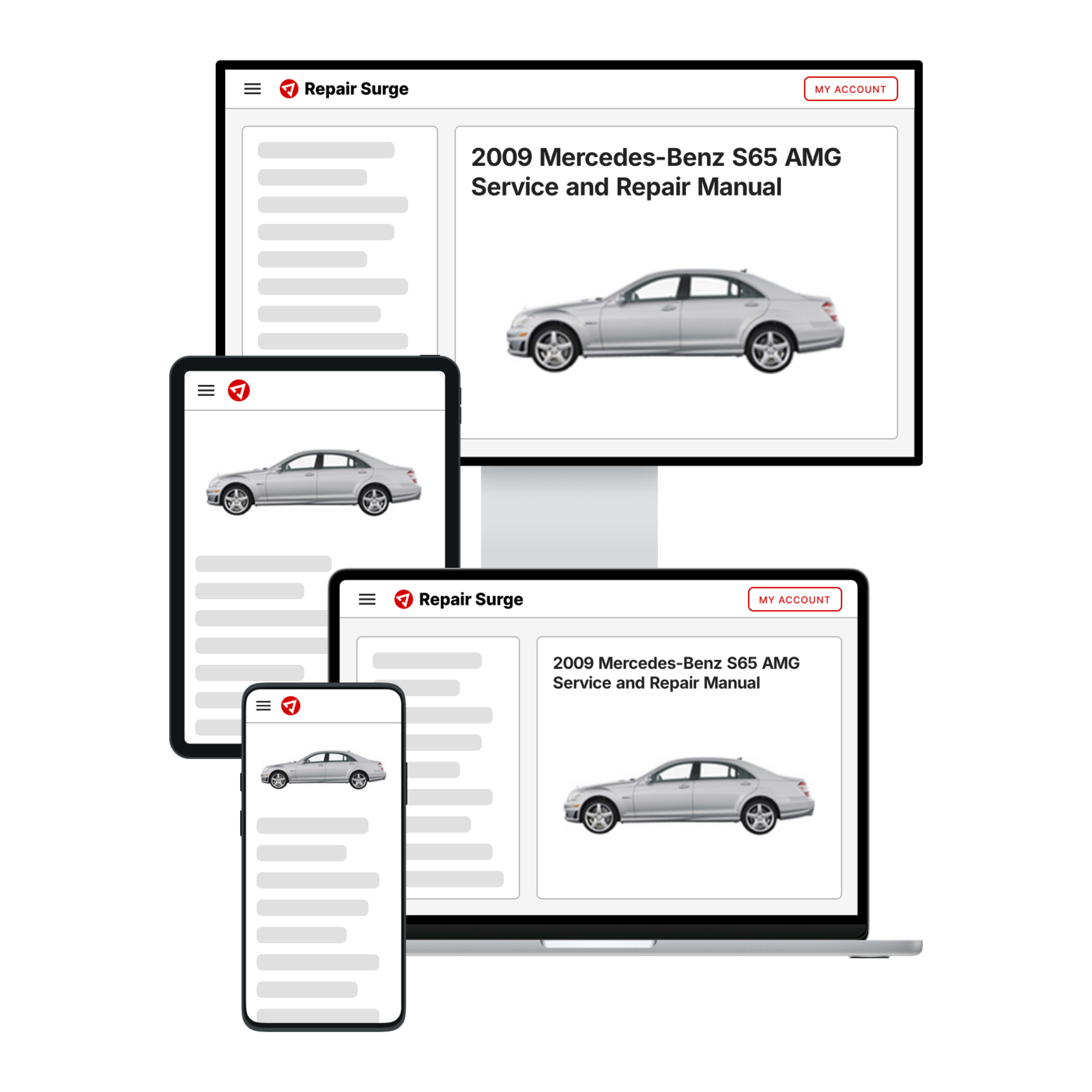 2009 Mercedes-Benz S65 AMG service and repair manual hero image