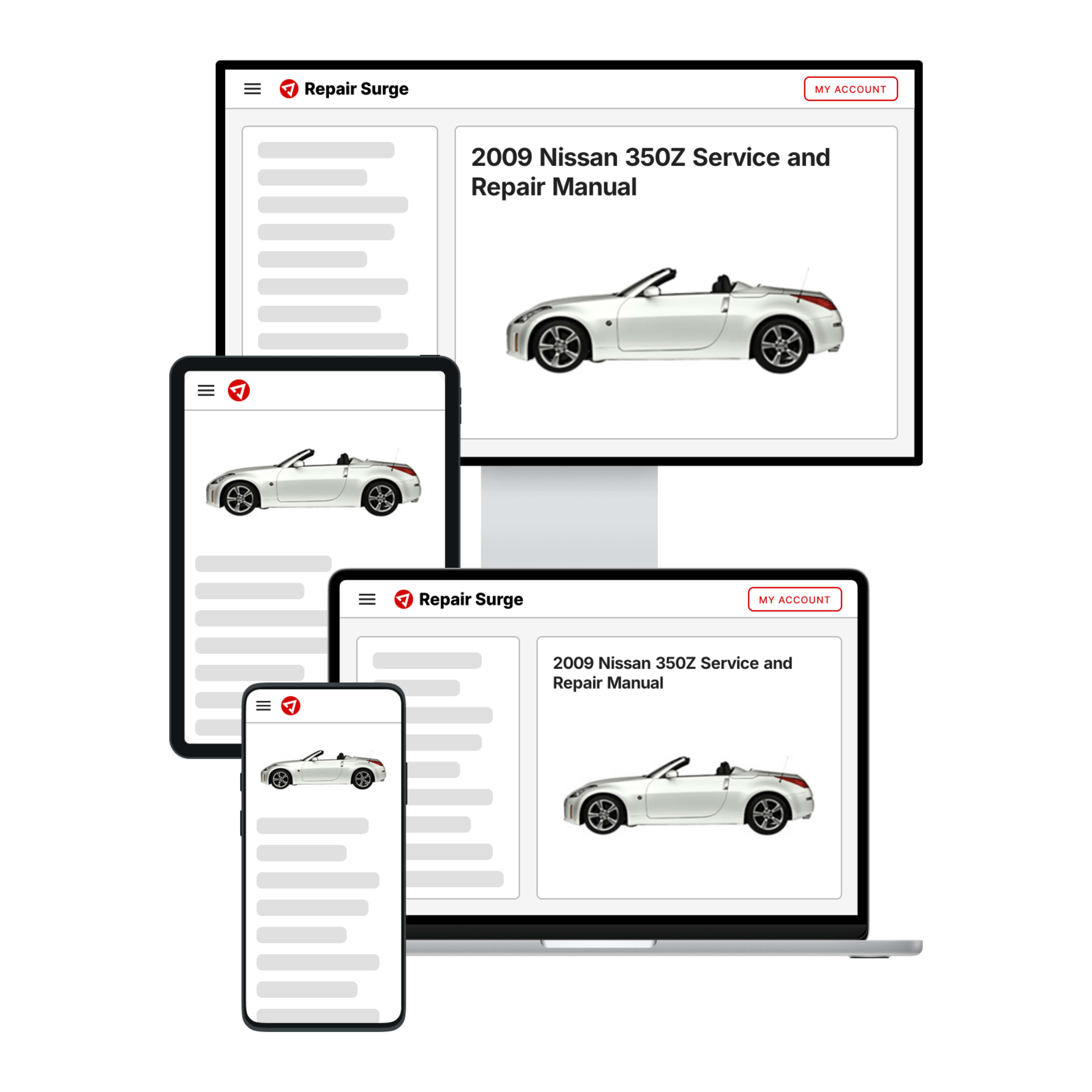 2009 Nissan 350Z service and repair manual hero image