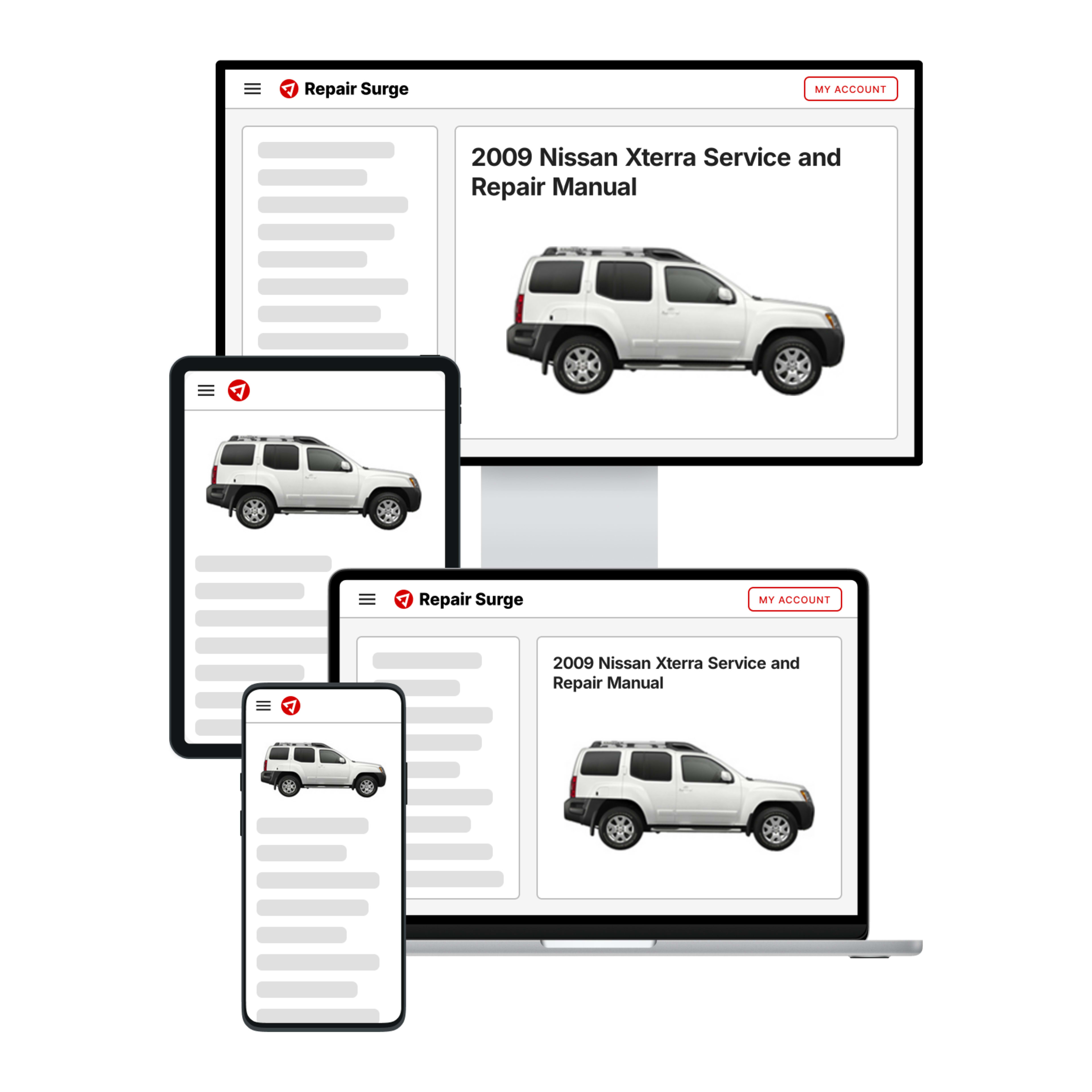 2009 Nissan Xterra service and repair manual hero image