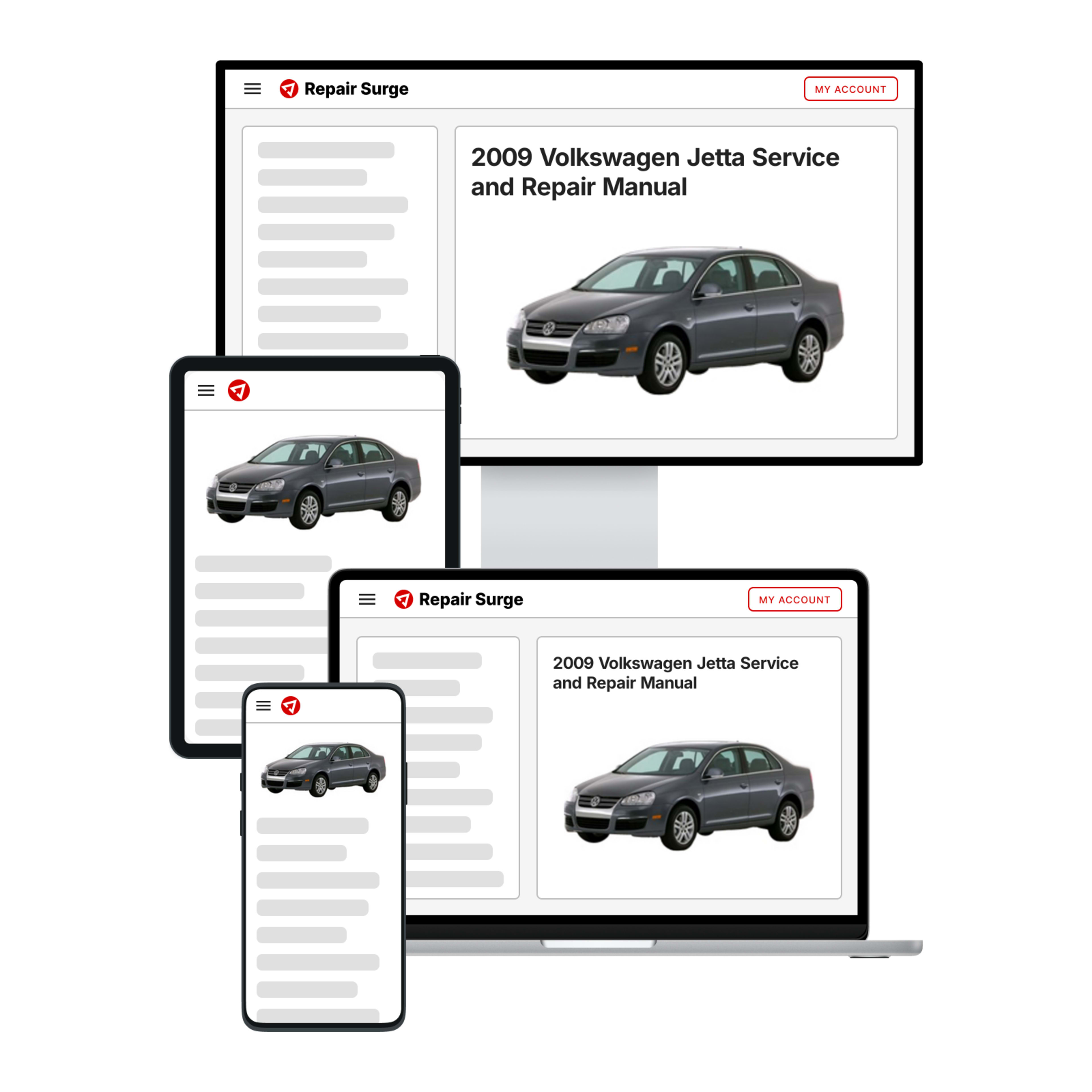 2009 Volkswagen Jetta service and repair manual hero image