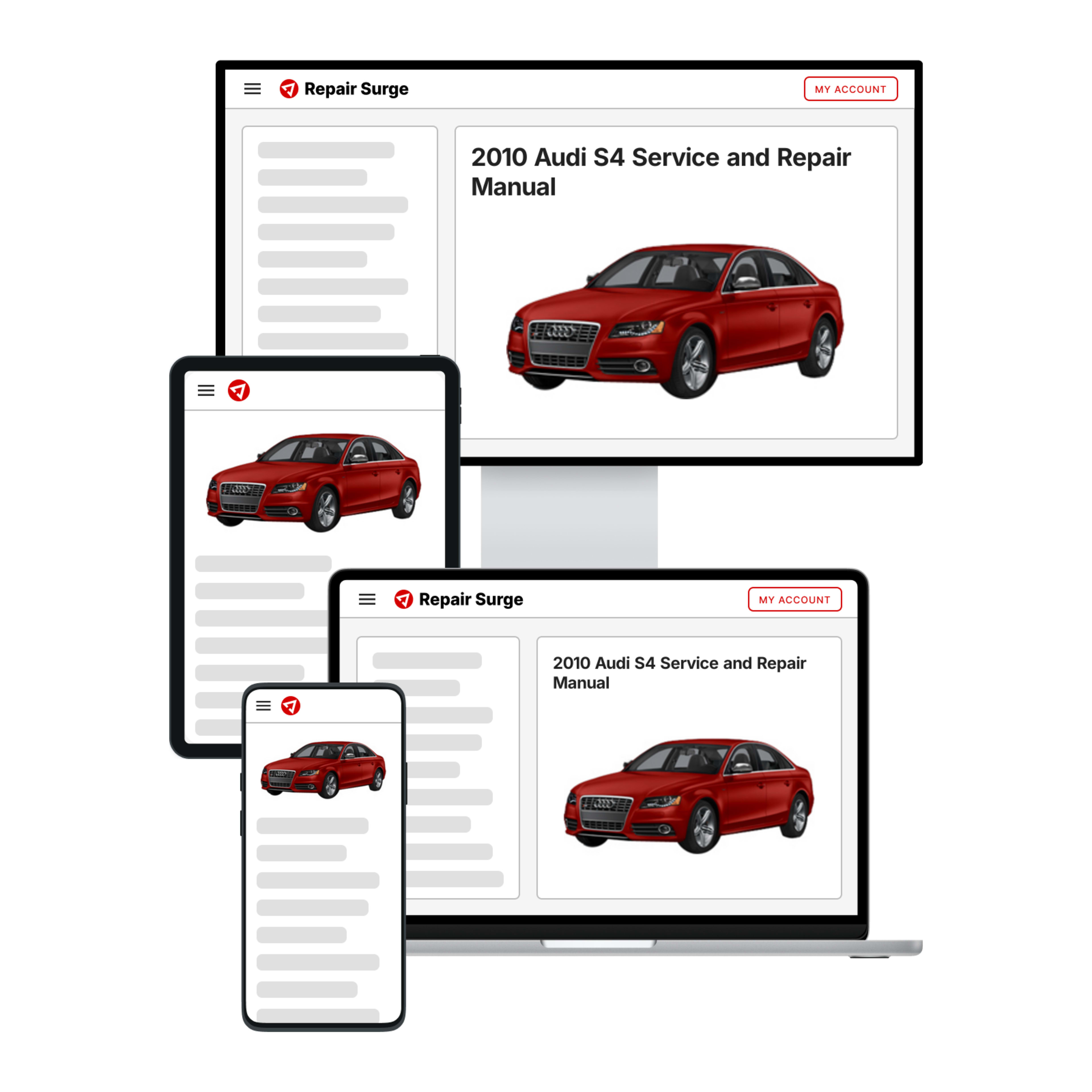 2010 Audi S4 service and repair manual hero image