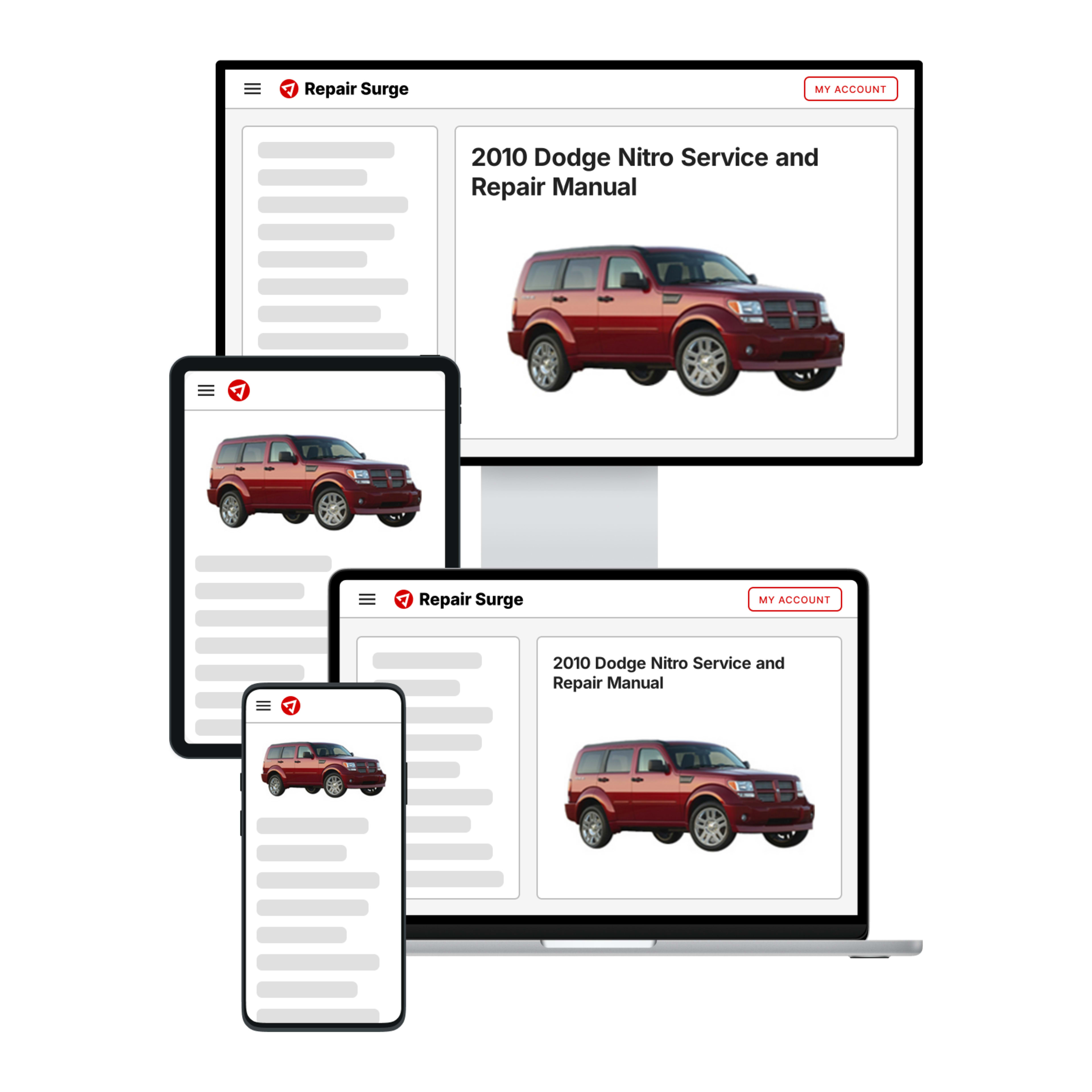 2010 Dodge Nitro service and repair manual hero image