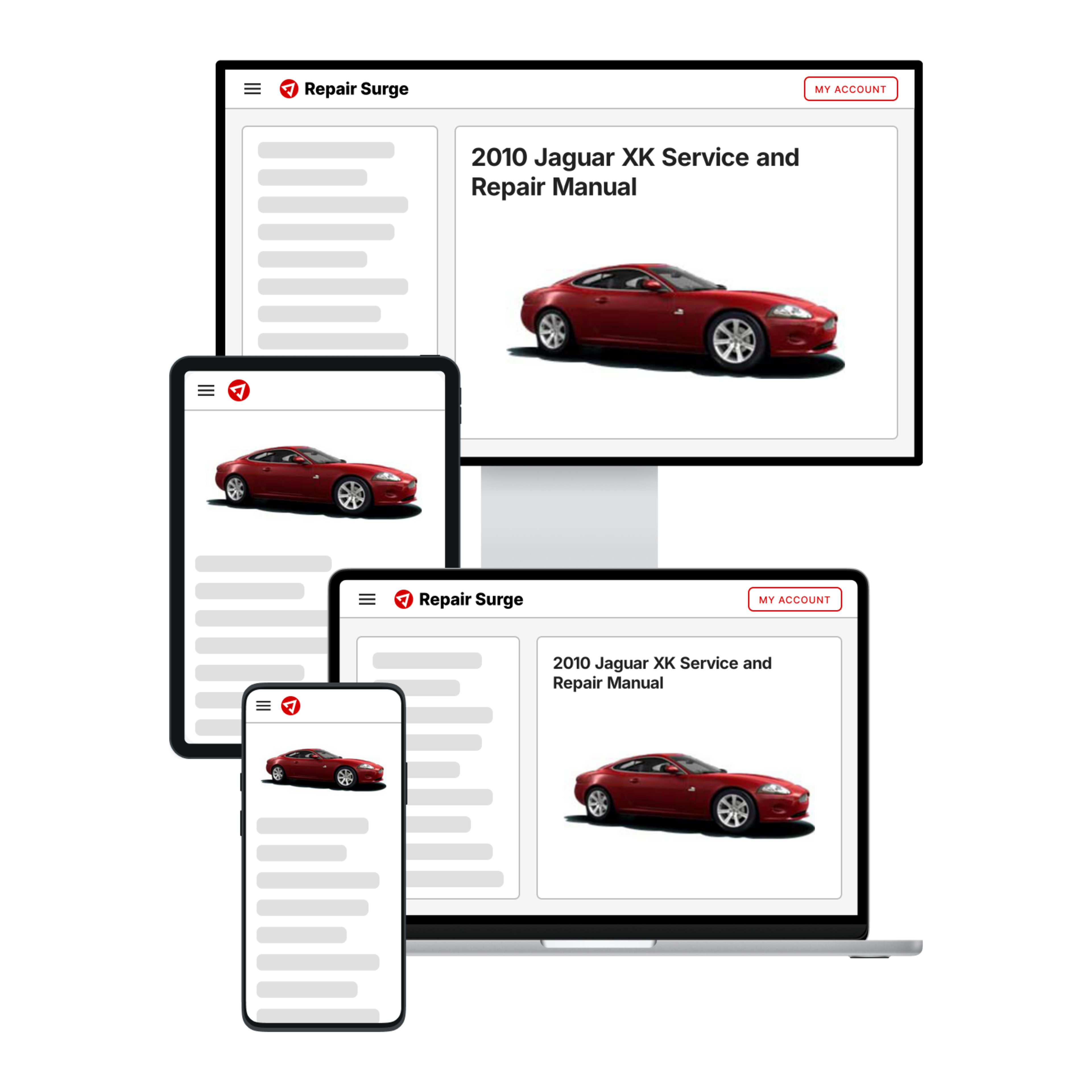 2010 Jaguar XK service and repair manual hero image