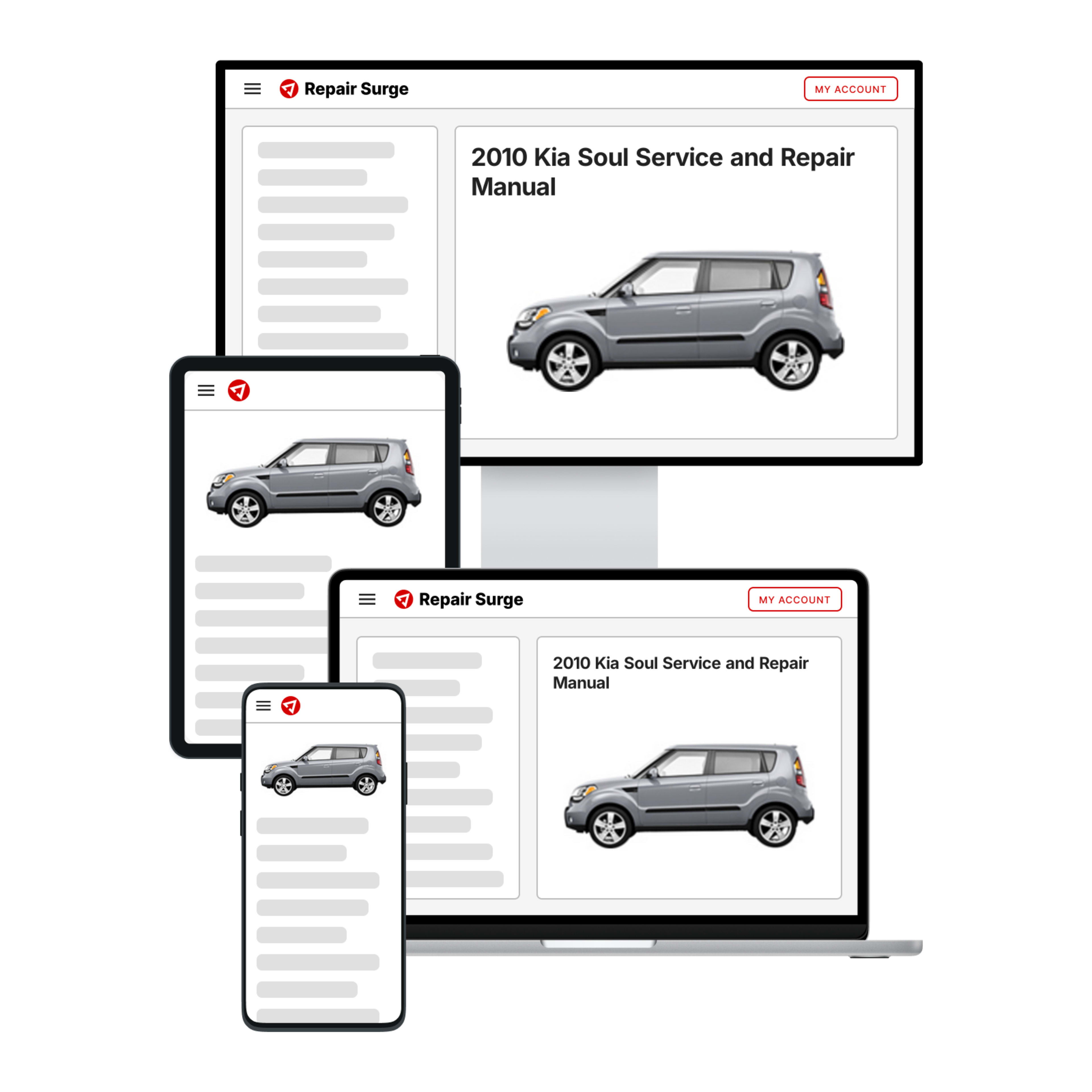 2010 Kia Soul service and repair manual hero image
