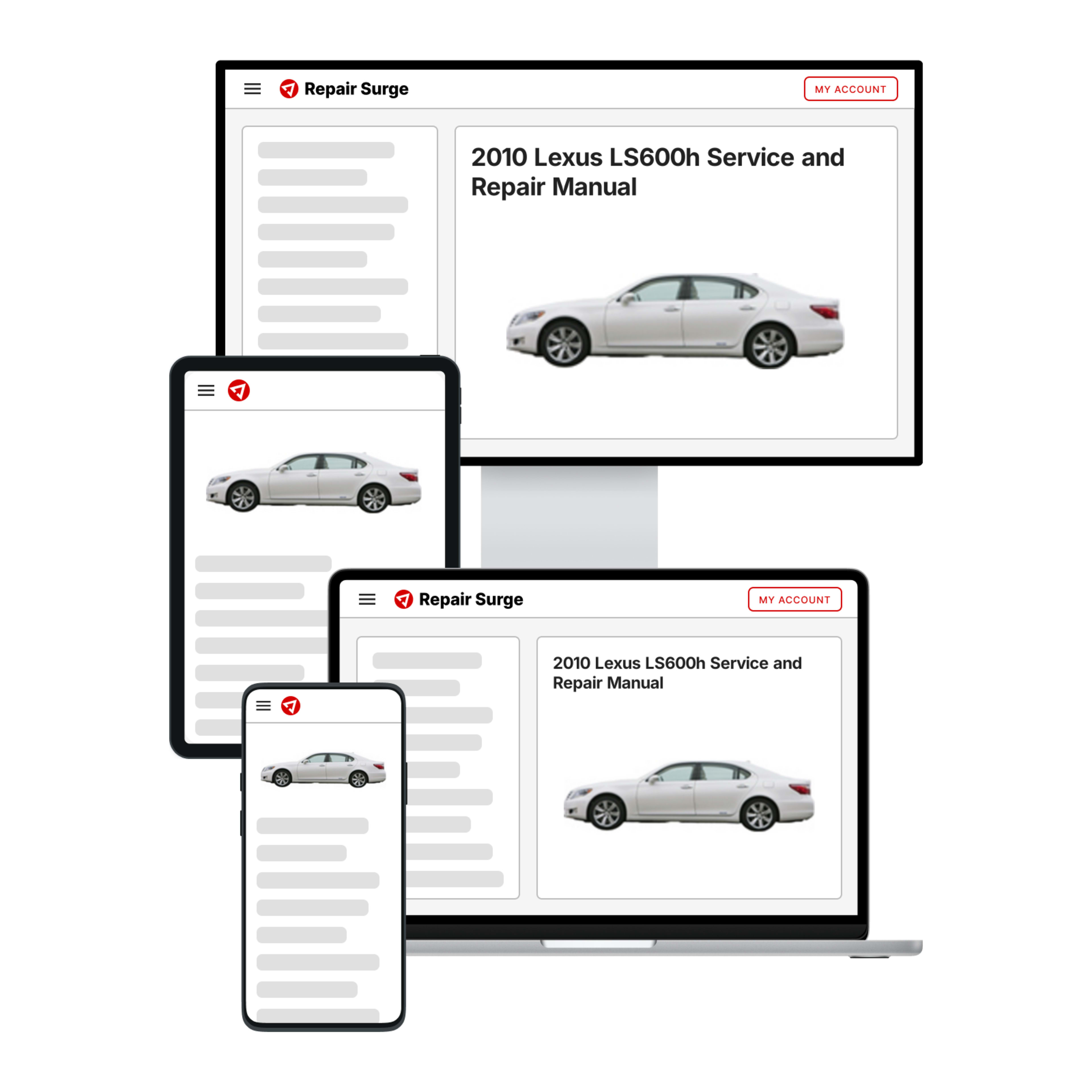 2010 Lexus LS600h service and repair manual hero image