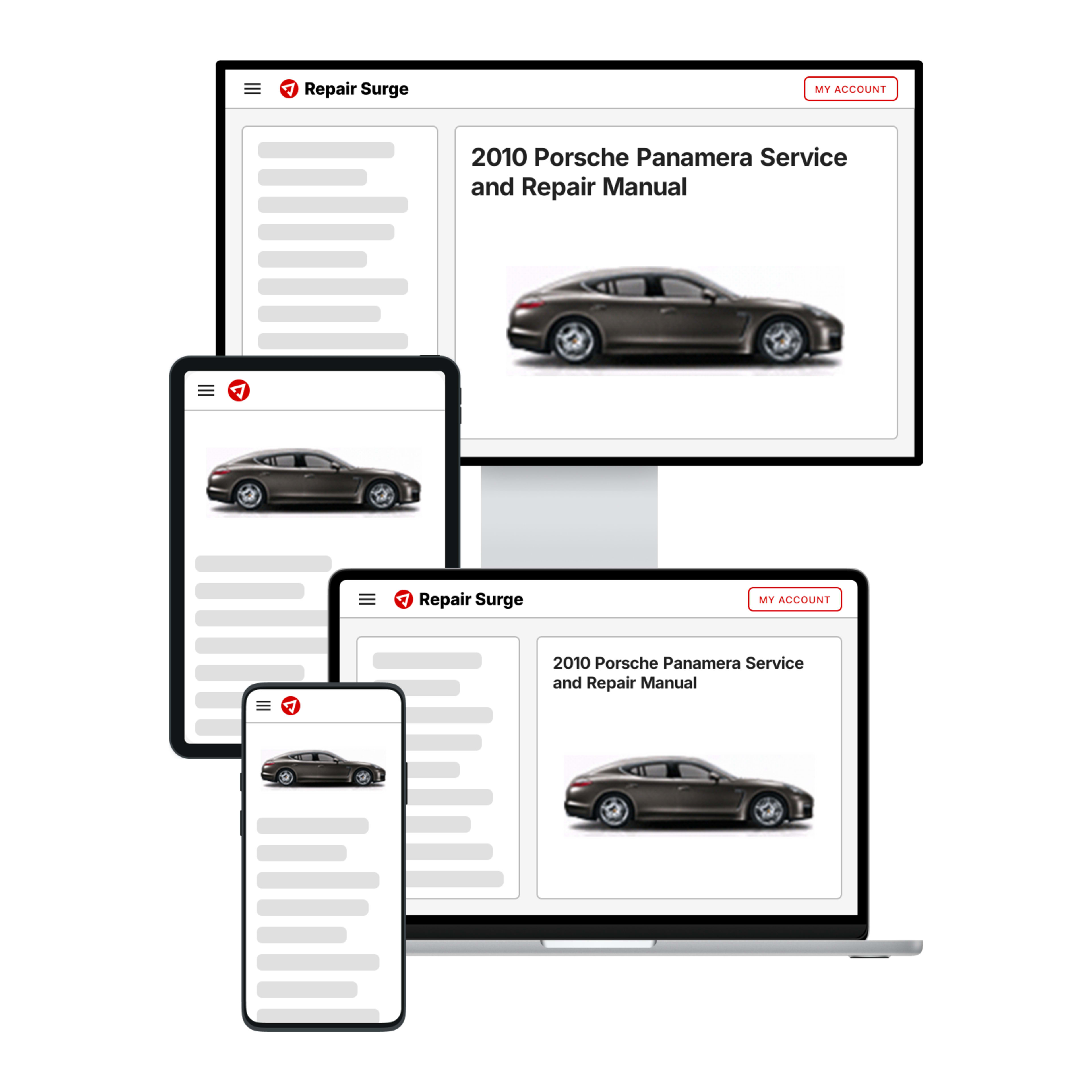 2010 Porsche Panamera service and repair manual hero image