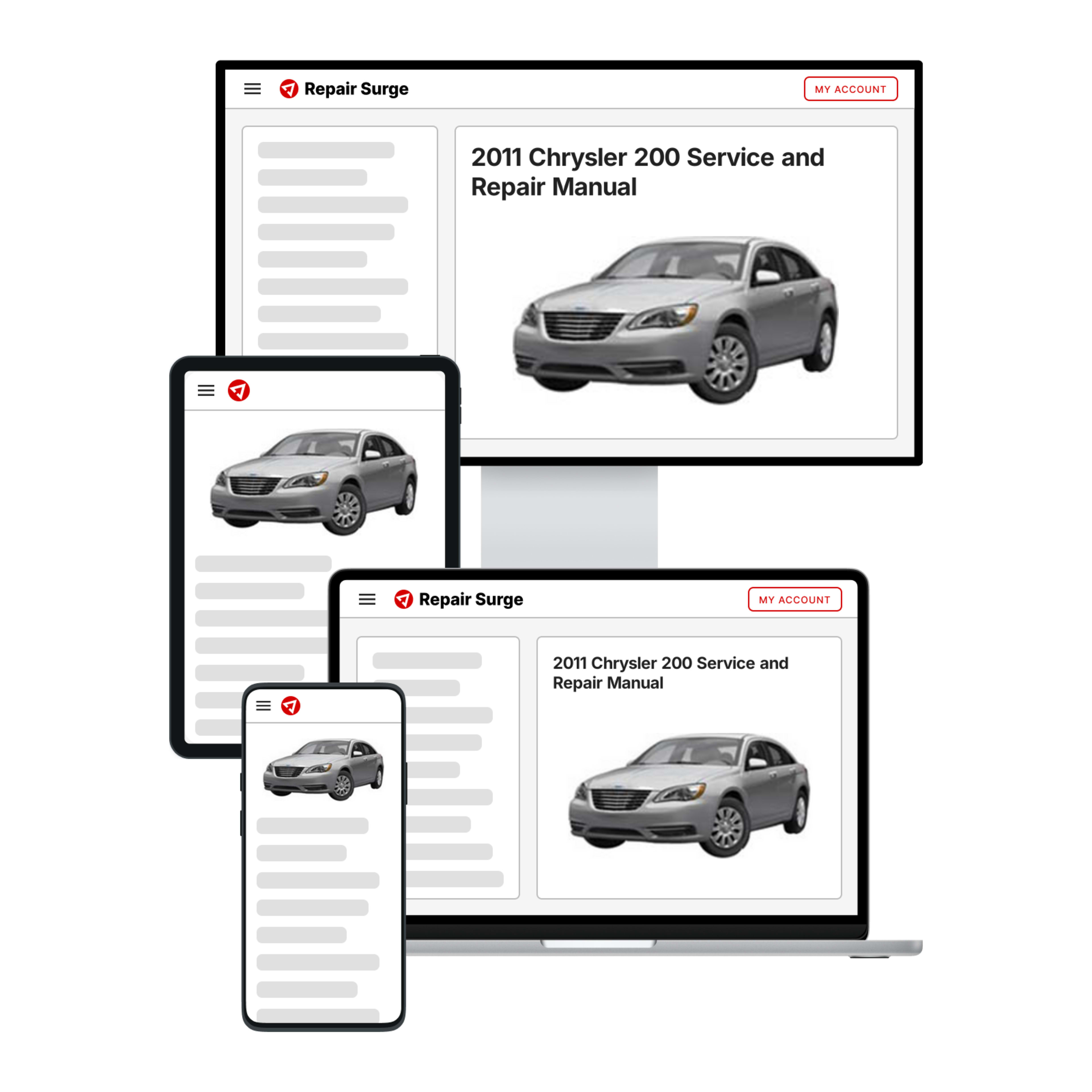 2011 Chrysler 200 service and repair manual hero image