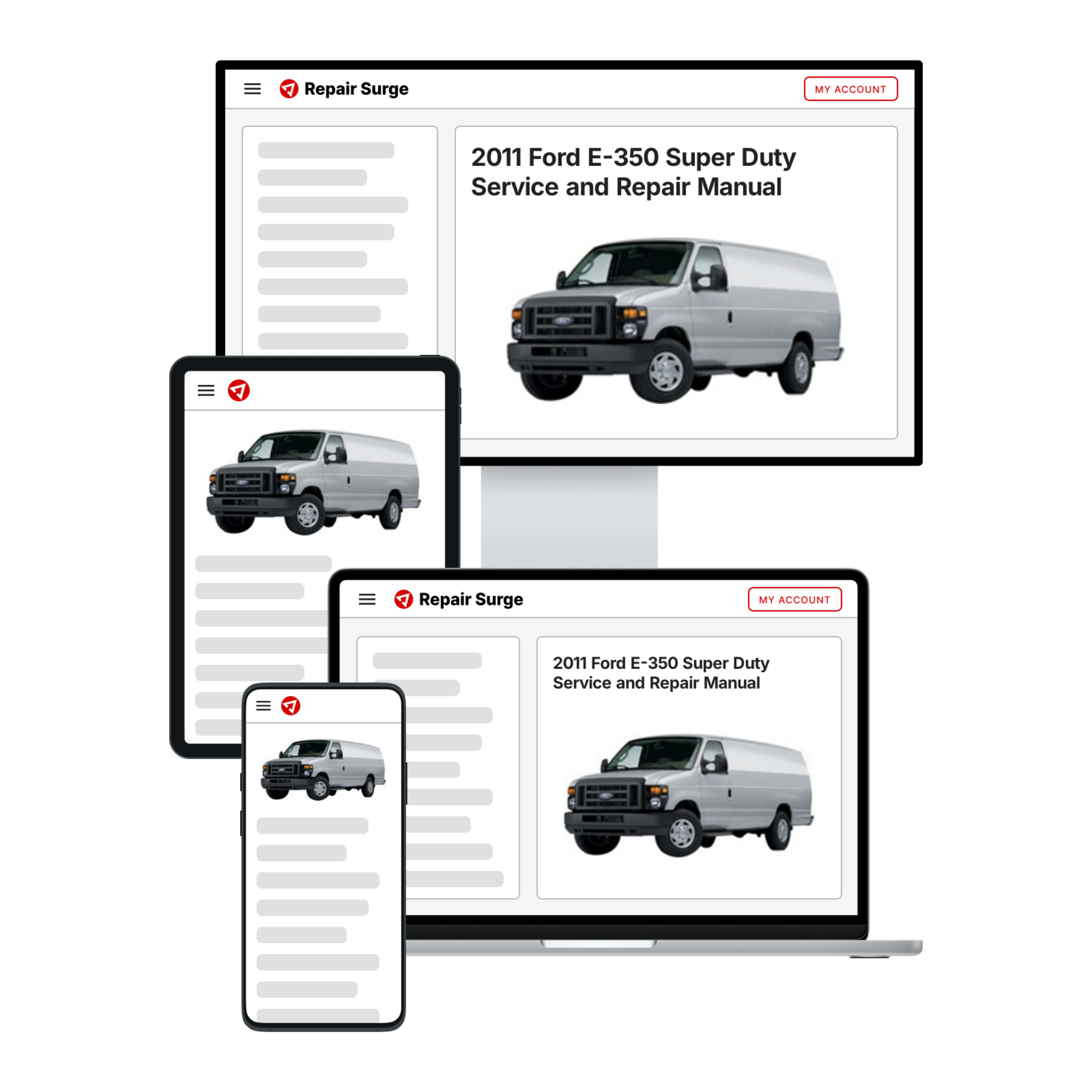 2011 Ford E-350 Super Duty service and repair manual hero image