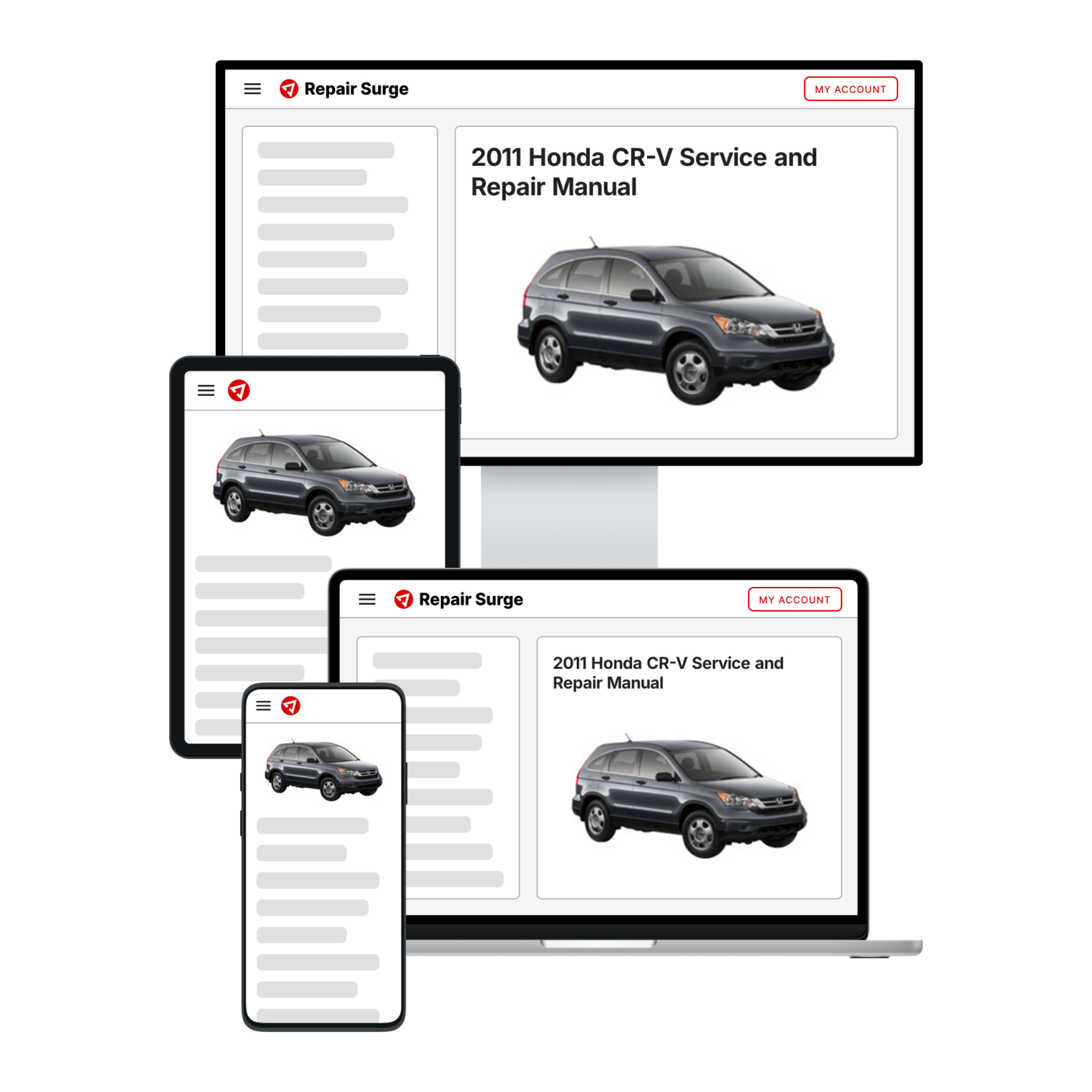 2011 Honda CR-V service and repair manual hero image