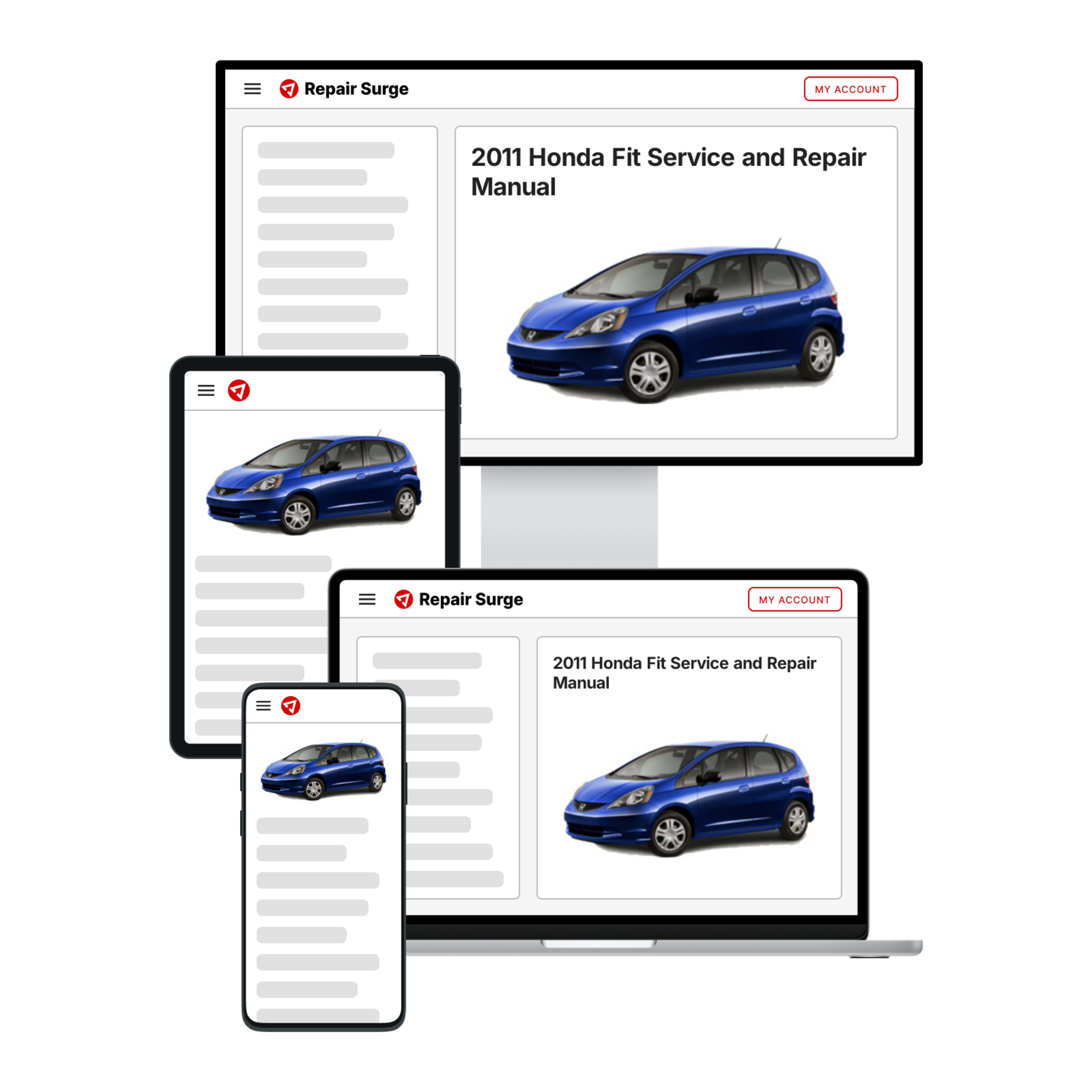 2011 Honda Fit service and repair manual hero image