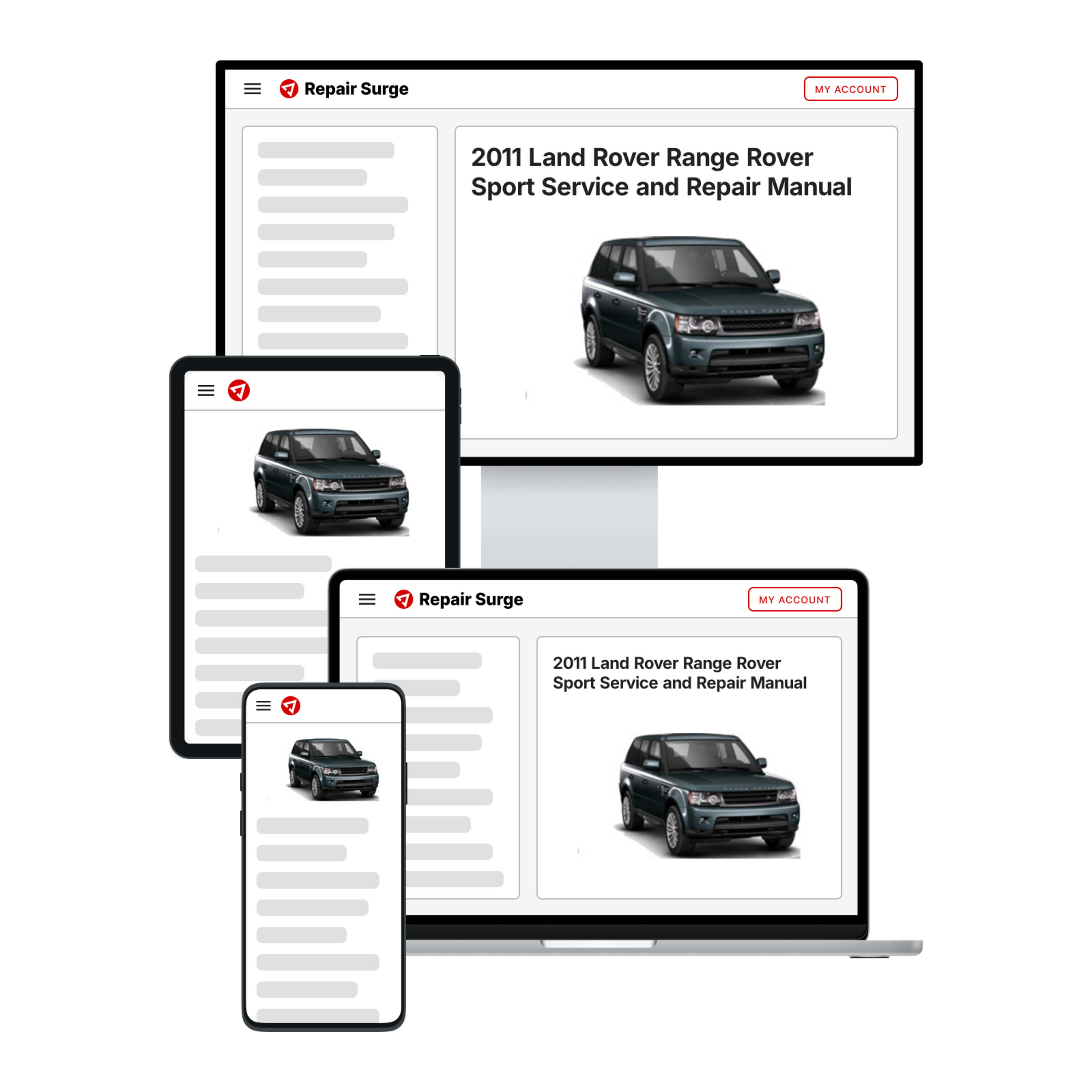 2011 Land Rover Range Rover Sport service and repair manual hero image