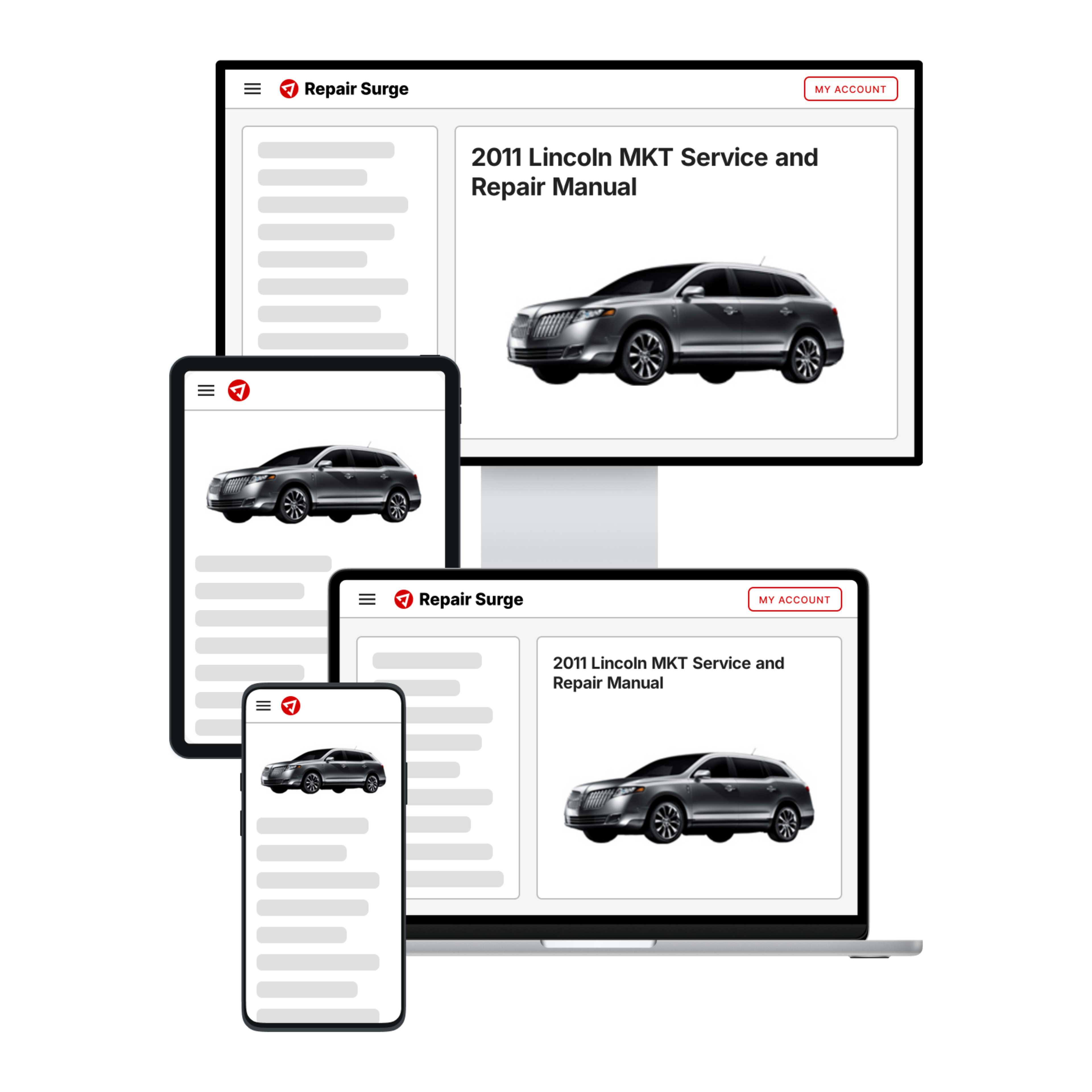 2011 Lincoln MKT service and repair manual hero image