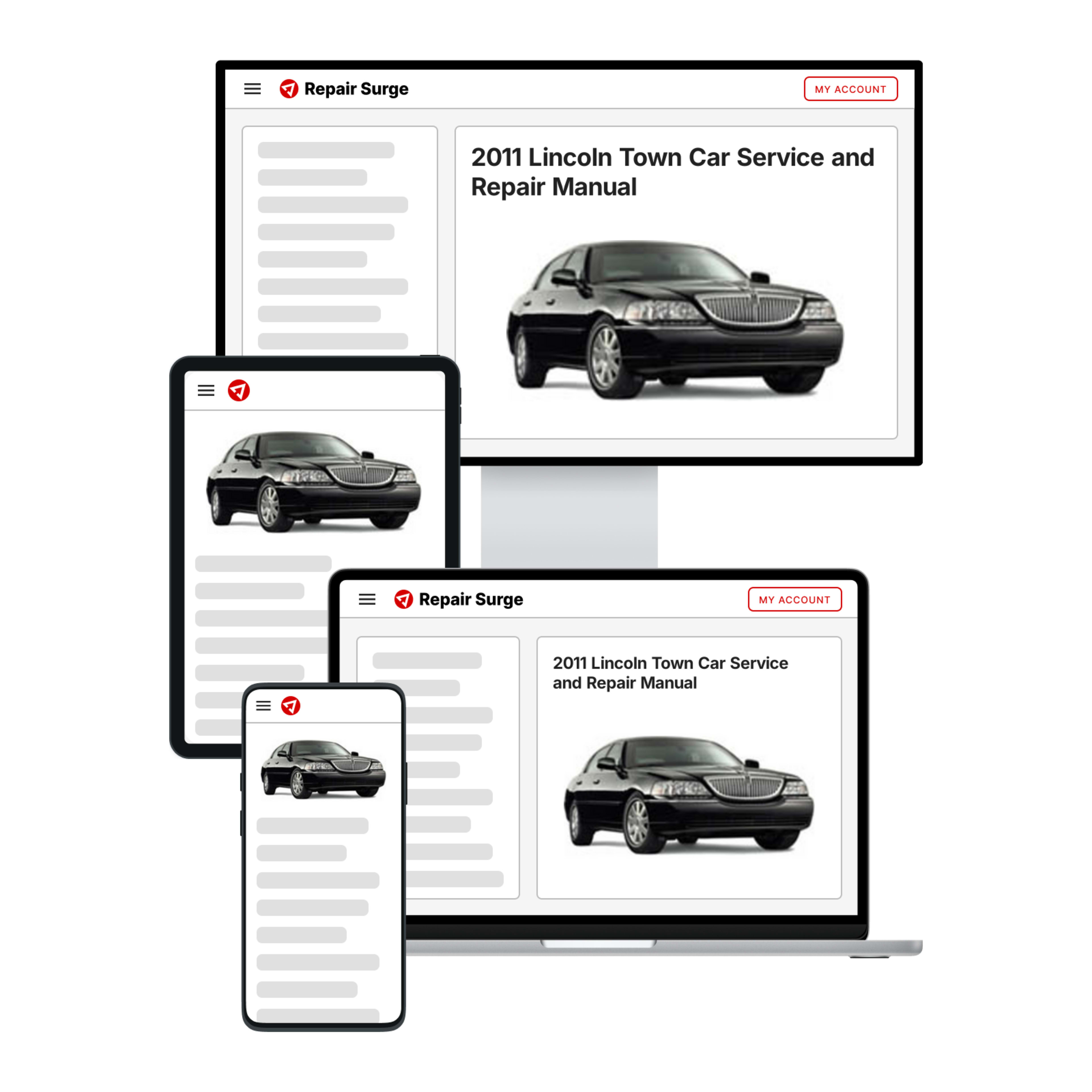 2011 Lincoln Town Car service and repair manual hero image