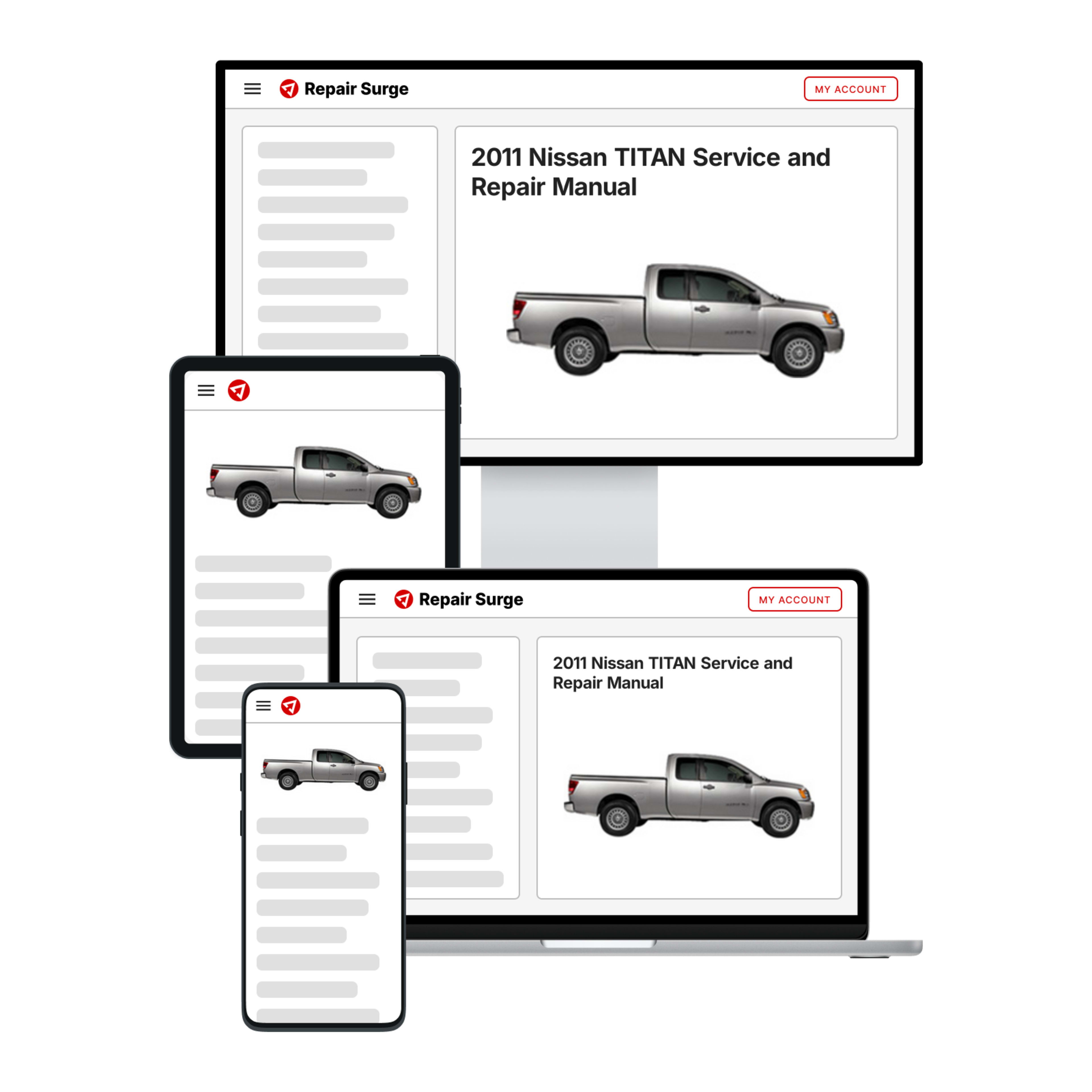 2011 Nissan TITAN service and repair manual hero image