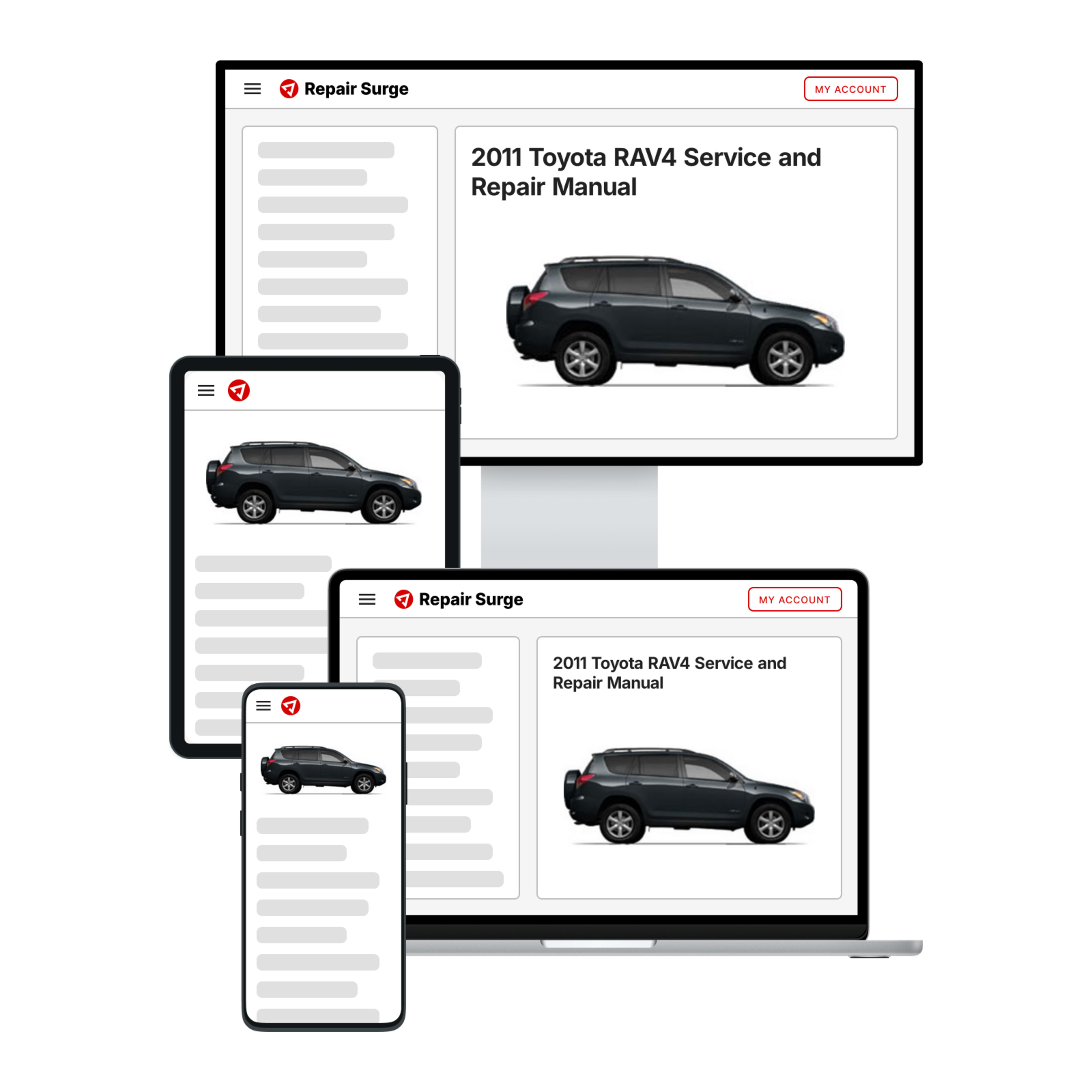 2011 Toyota RAV4 service and repair manual hero image