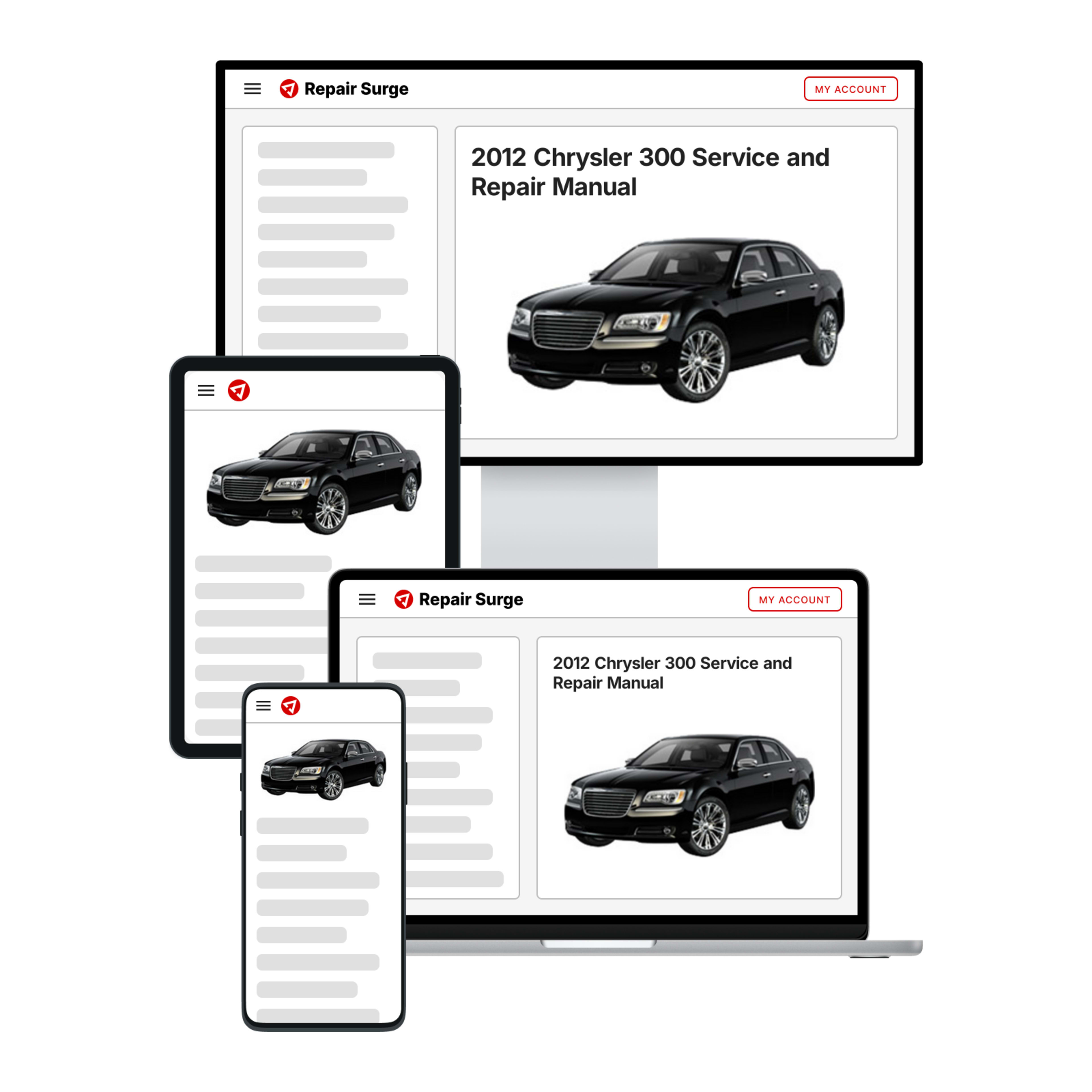 2012 Chrysler 300 service and repair manual hero image