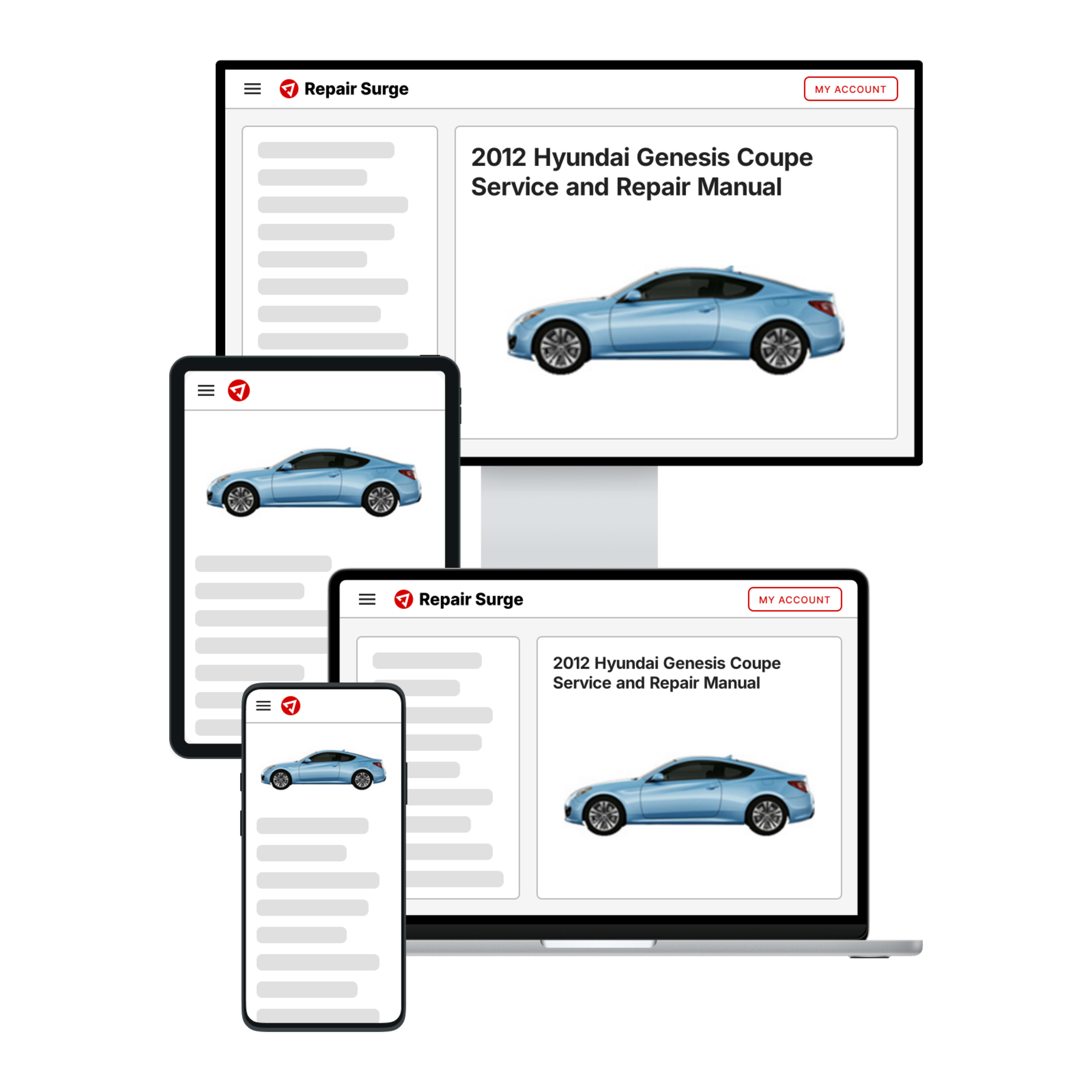 2012 Hyundai Genesis Coupe service and repair manual hero image