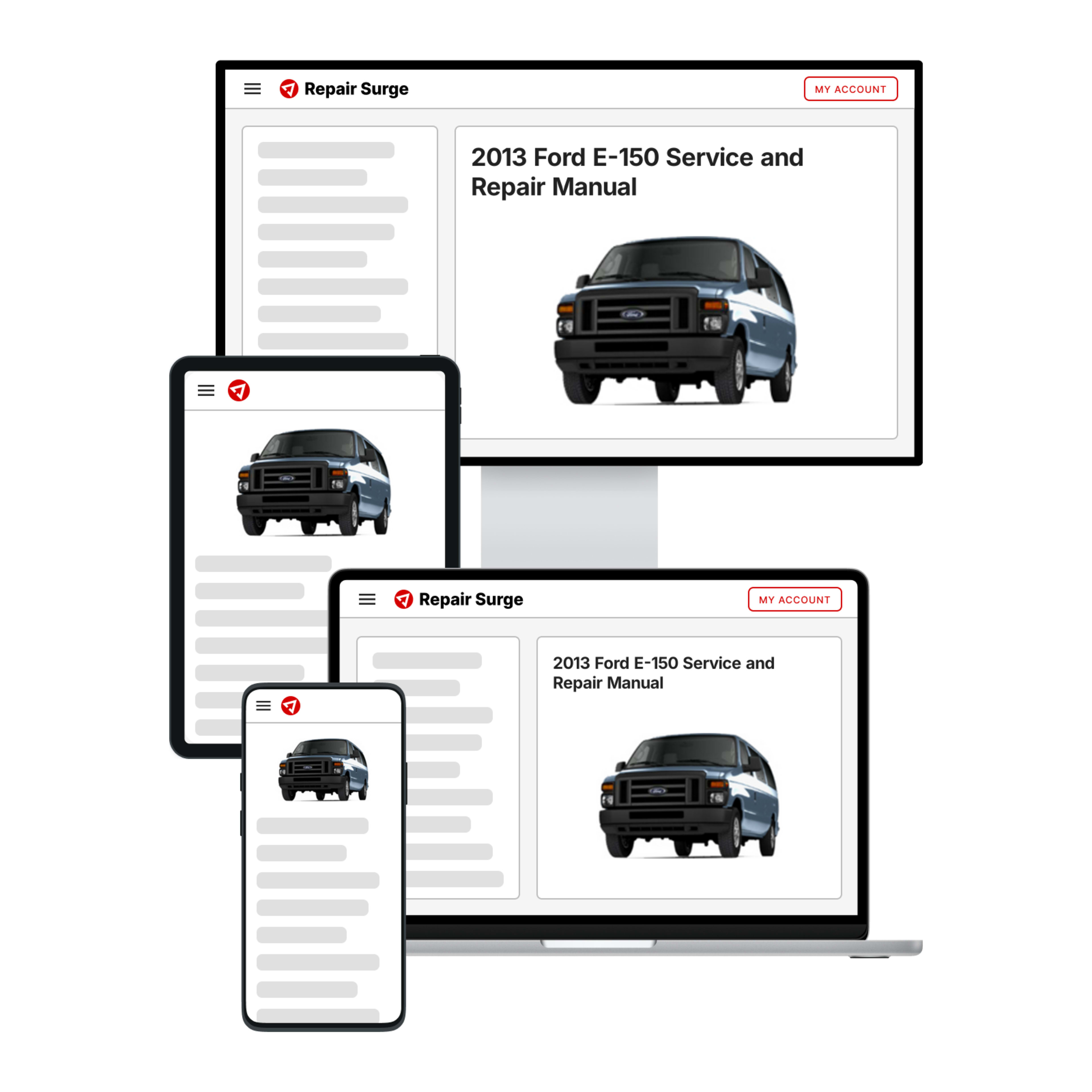 2013 Ford E-150 service and repair manual hero image