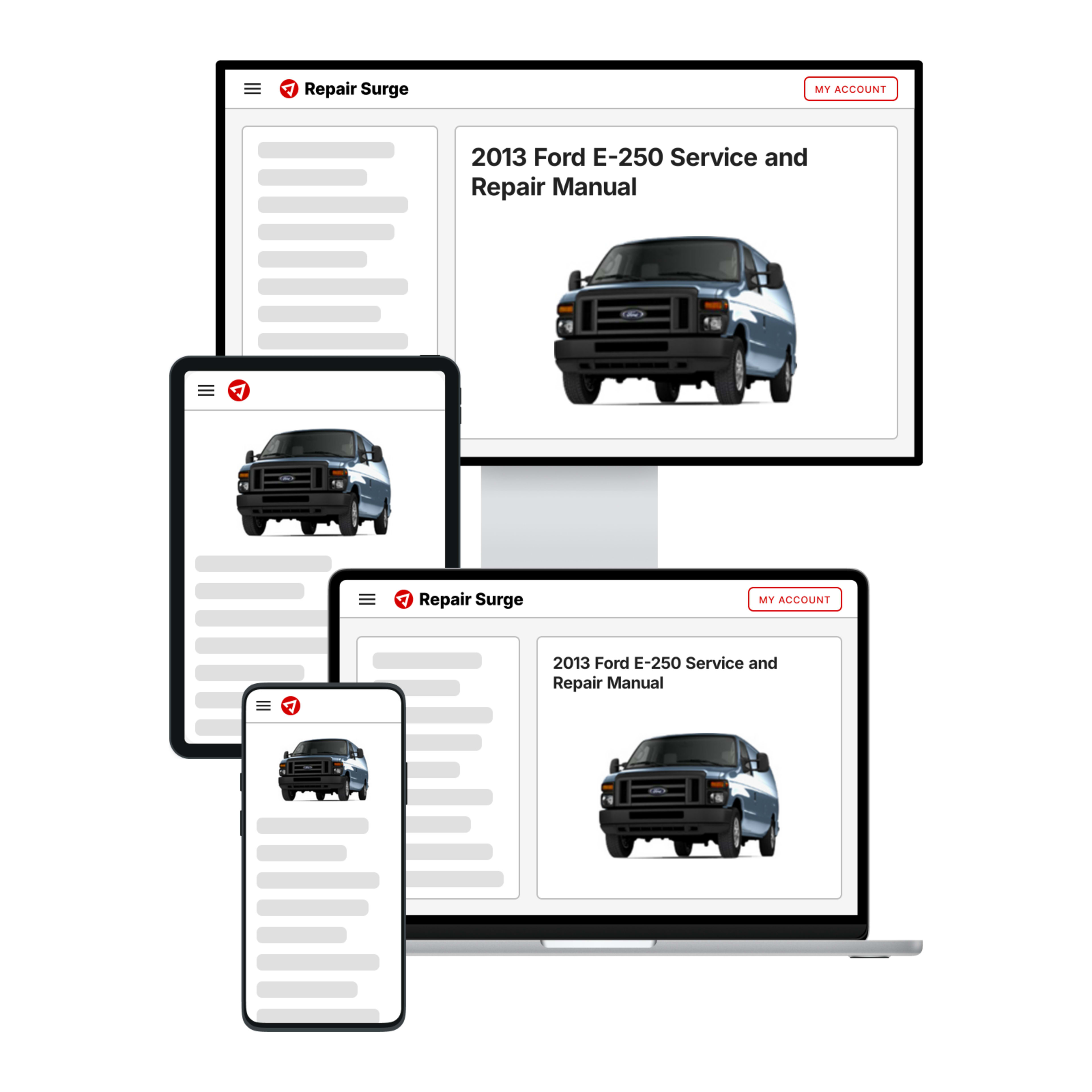 2013 Ford E-250 service and repair manual hero image