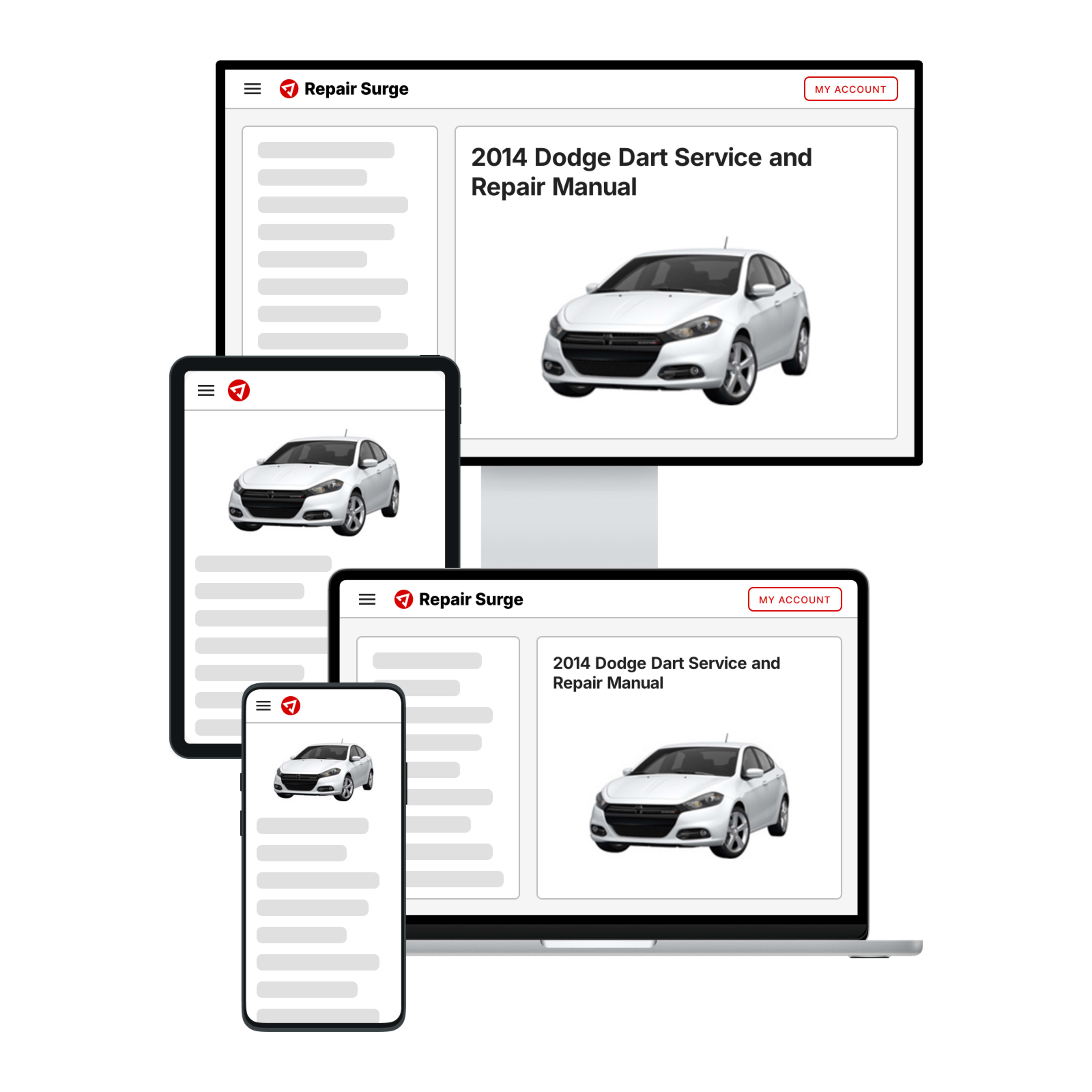 2014 Dodge Dart service and repair manual hero image