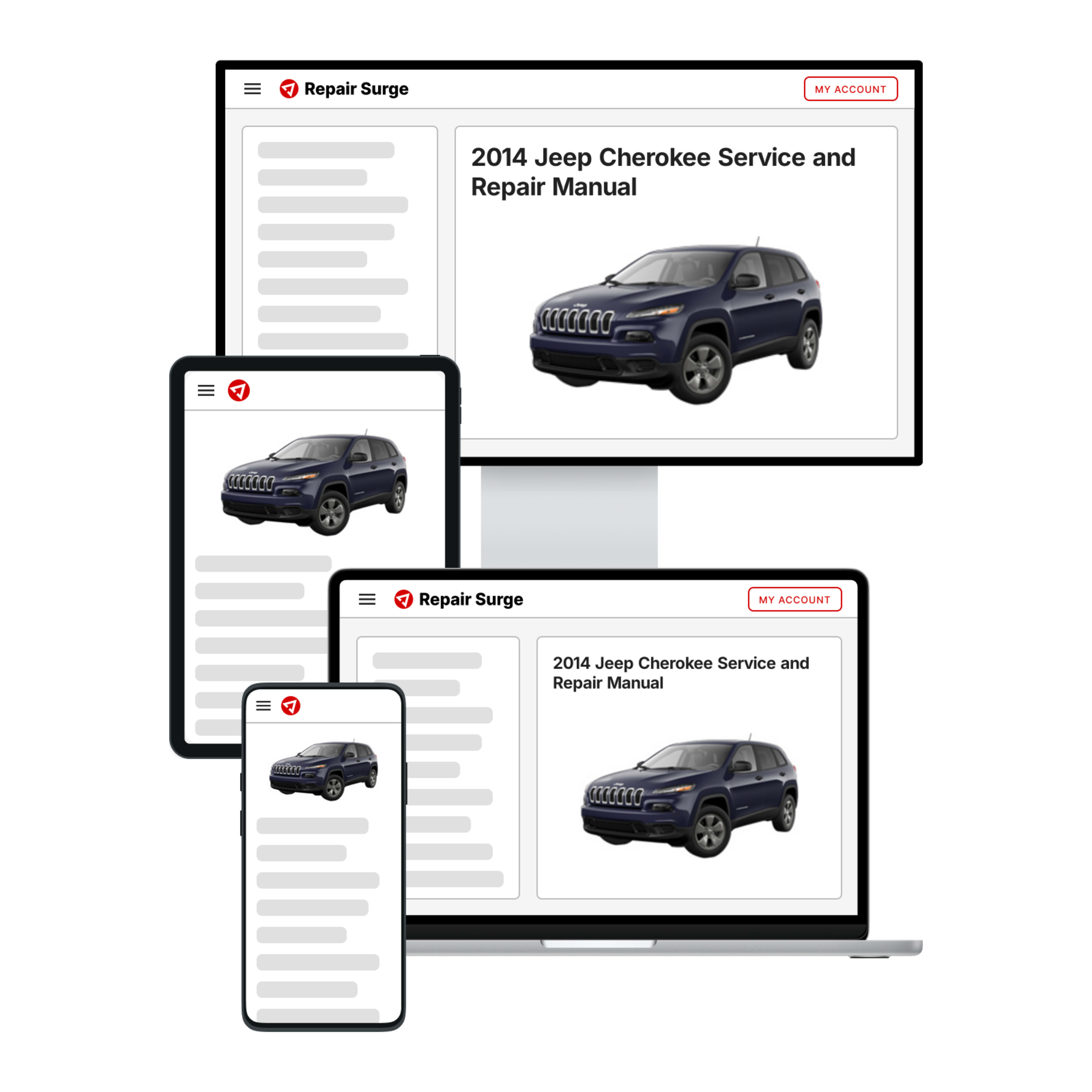 2014 Jeep Cherokee service and repair manual hero image