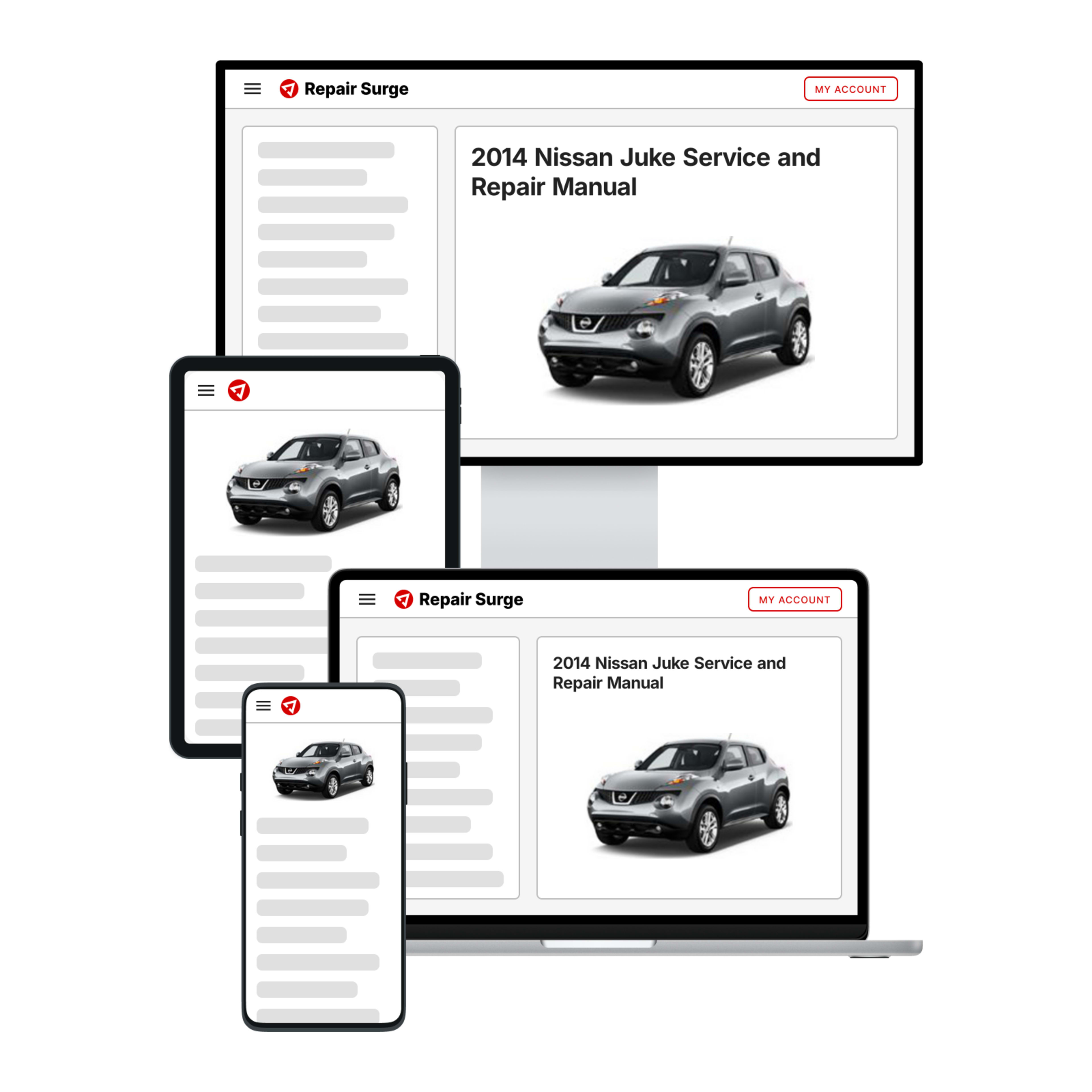 2014 Nissan Juke service and repair manual hero image