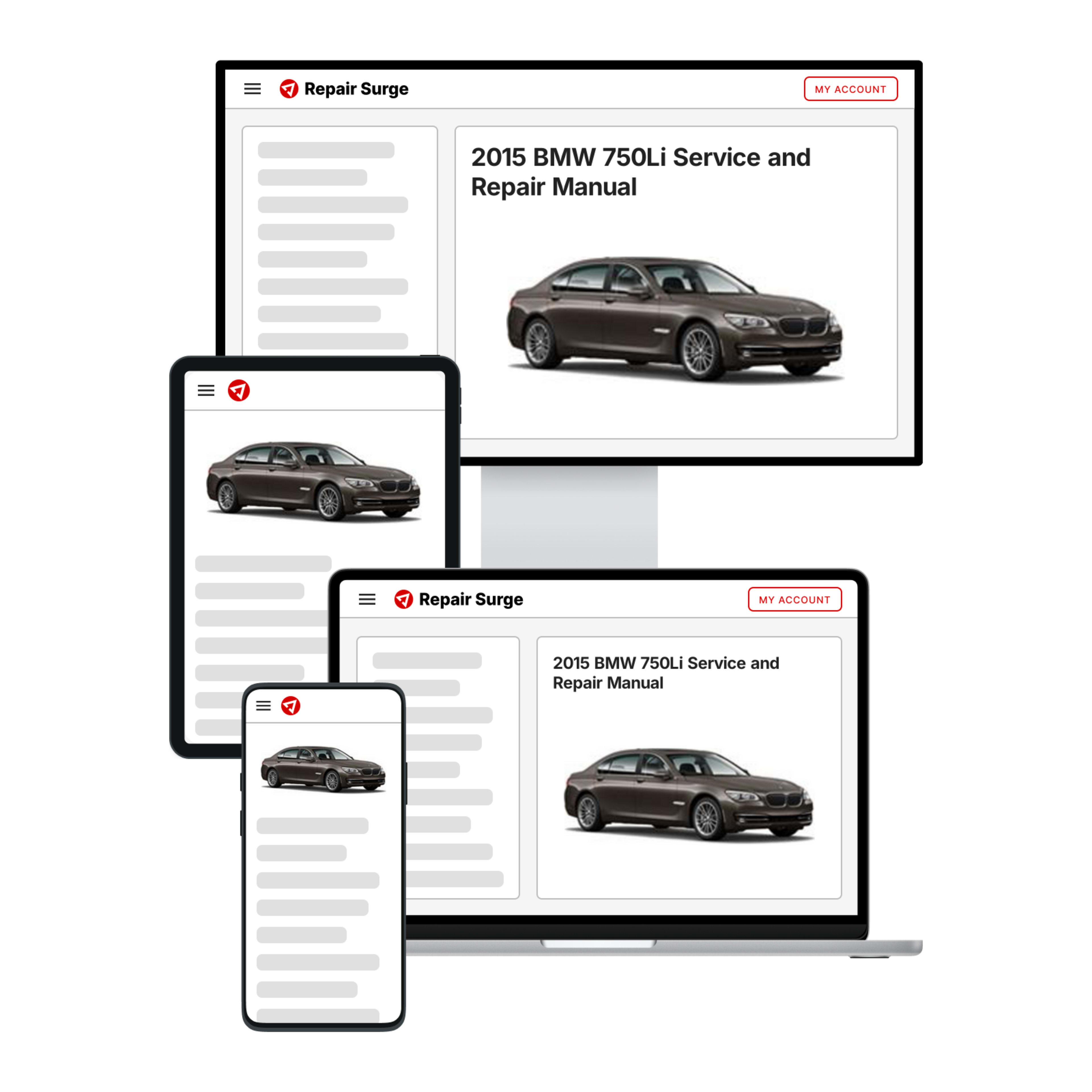 2015 BMW 750Li service and repair manual hero image