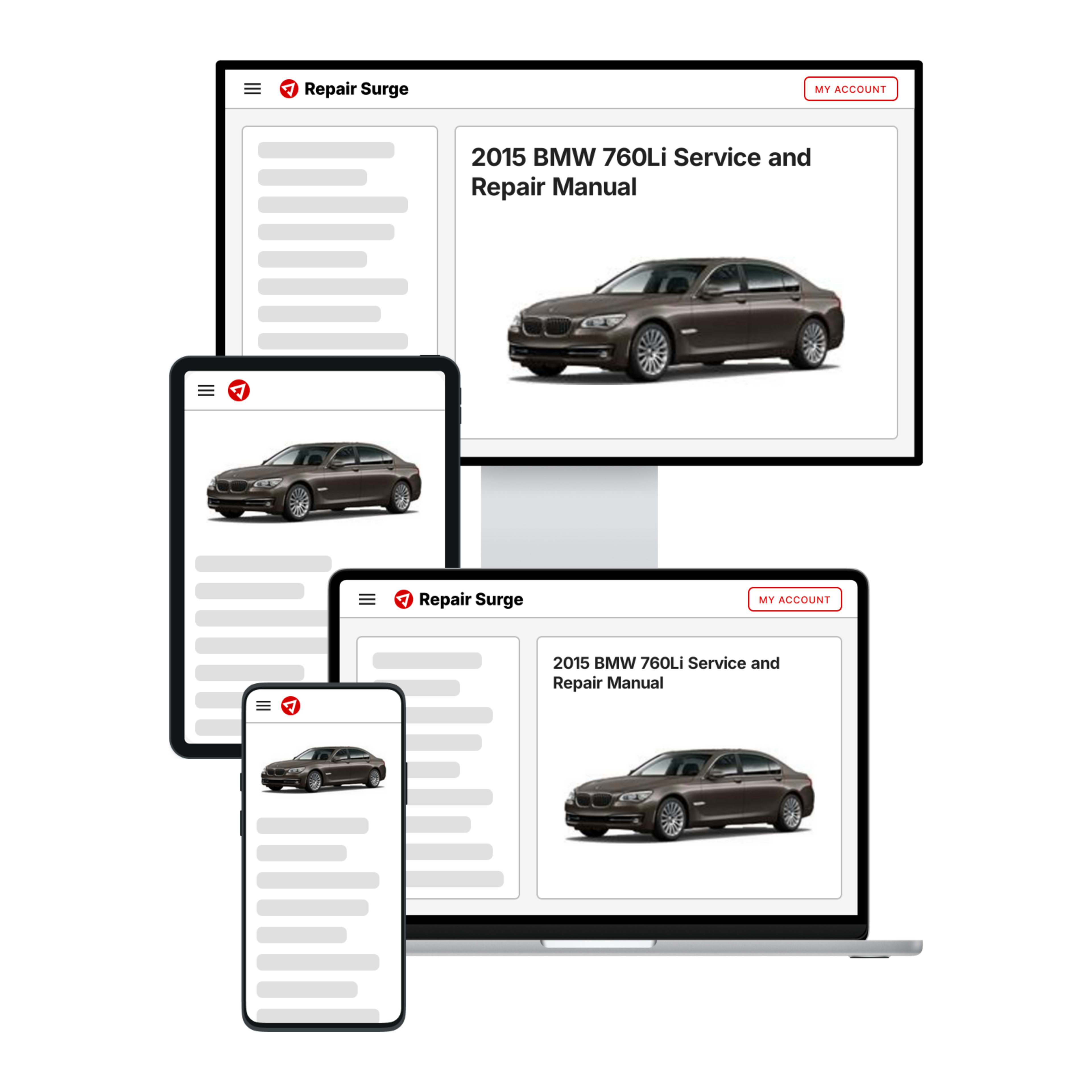 2015 BMW 760Li service and repair manual hero image