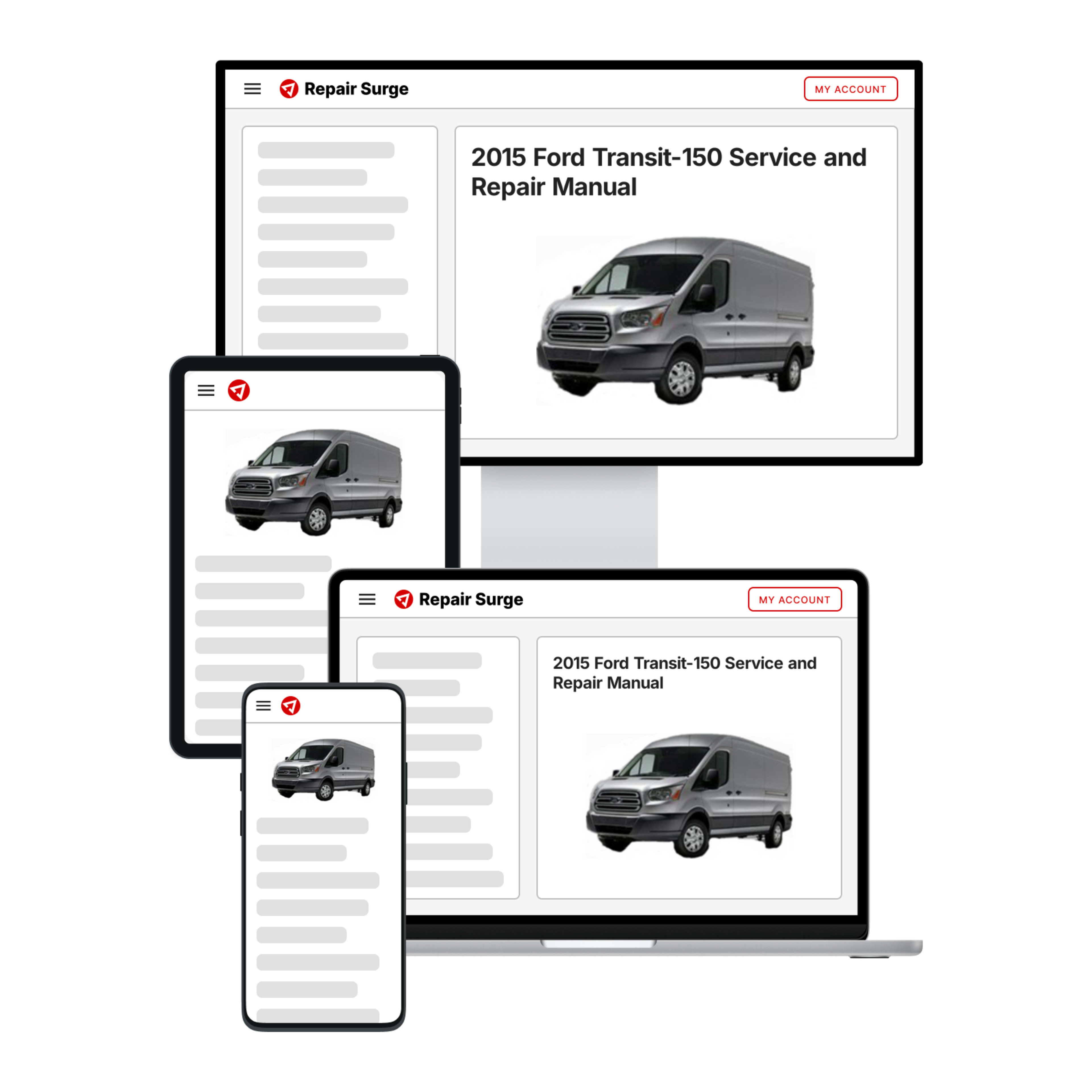 2015 Ford Transit-150 service and repair manual hero image