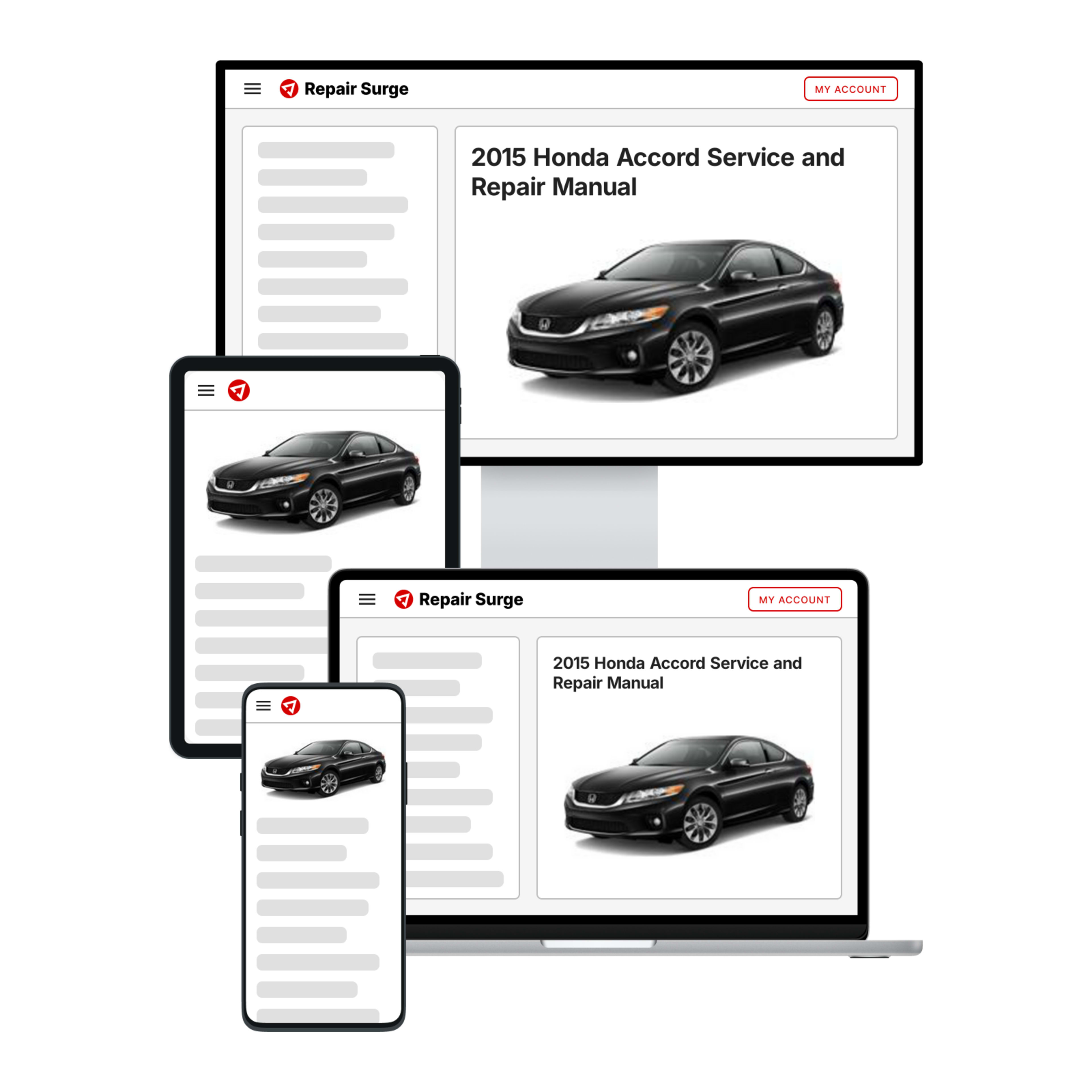 2015 Honda Accord service and repair manual hero image
