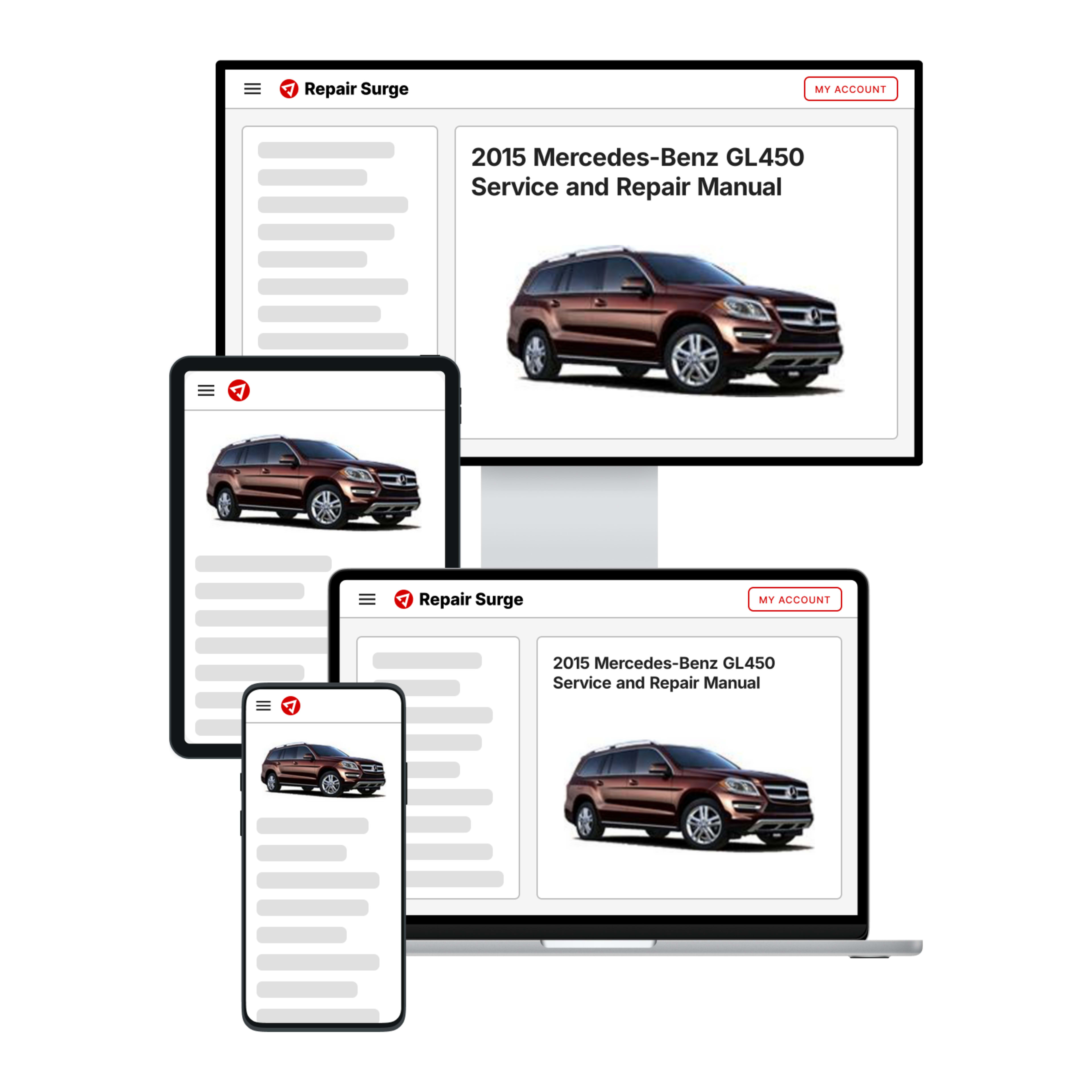 2015 Mercedes-Benz GL450 service and repair manual hero image