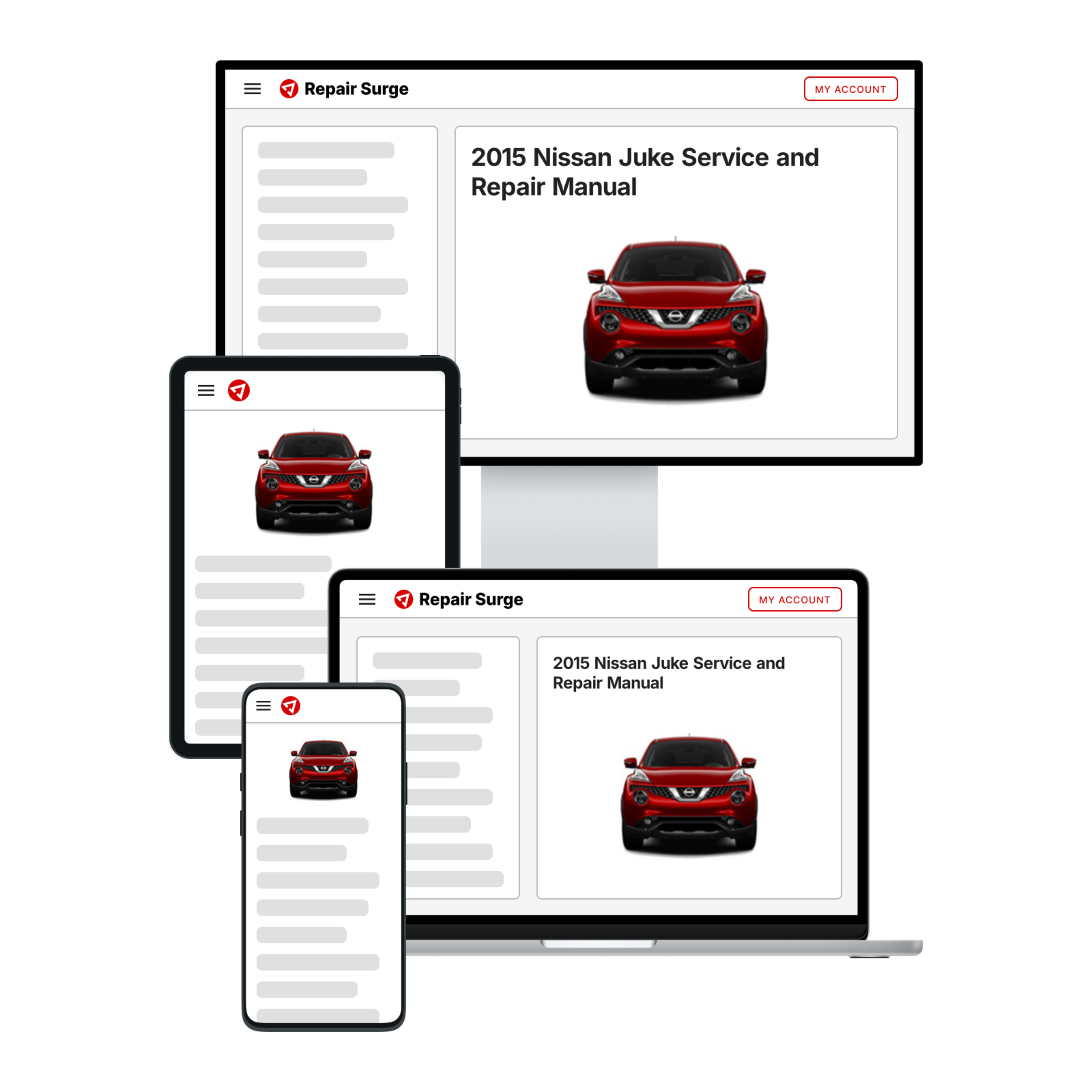 2015 Nissan Juke service and repair manual hero image