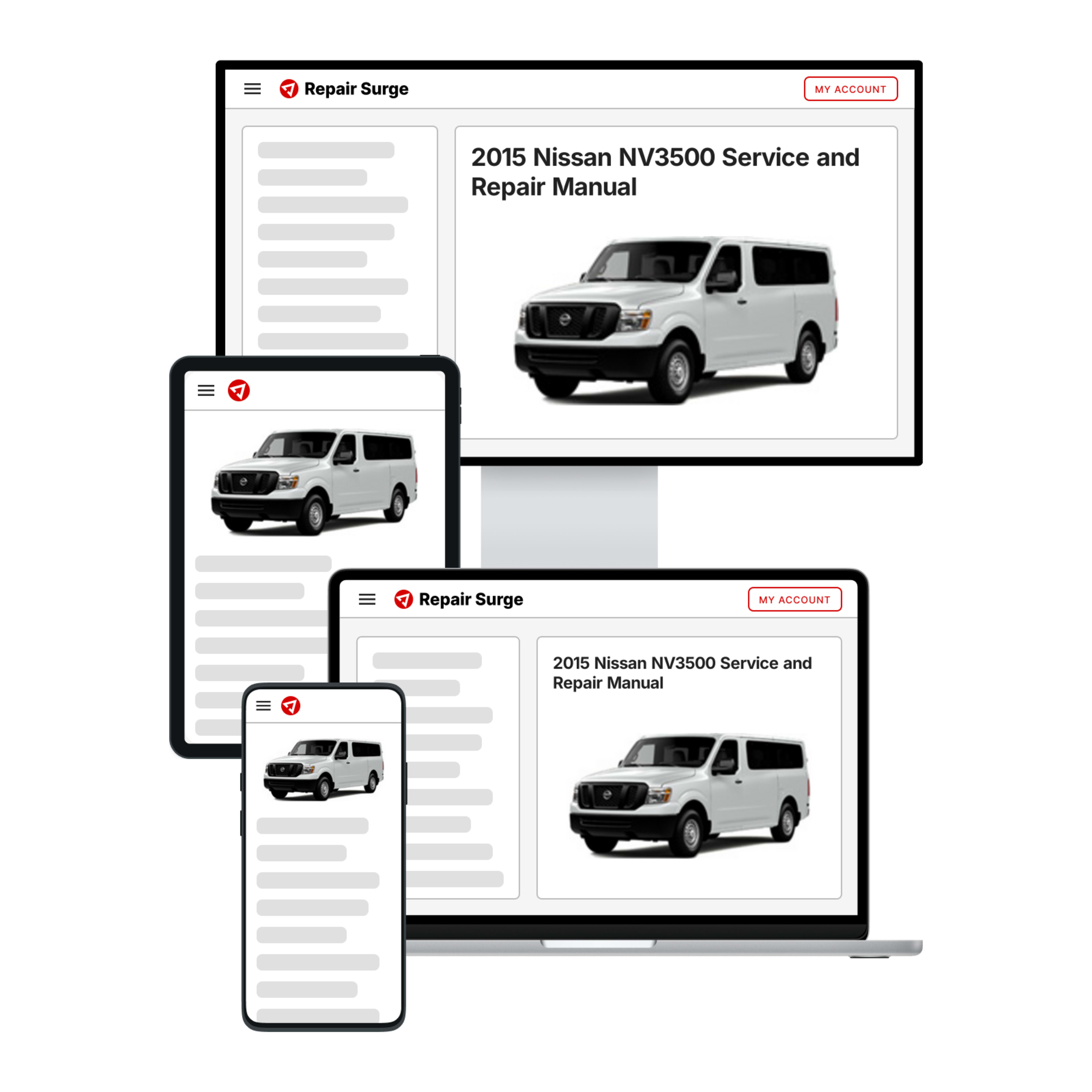 2015 Nissan NV3500 service and repair manual hero image