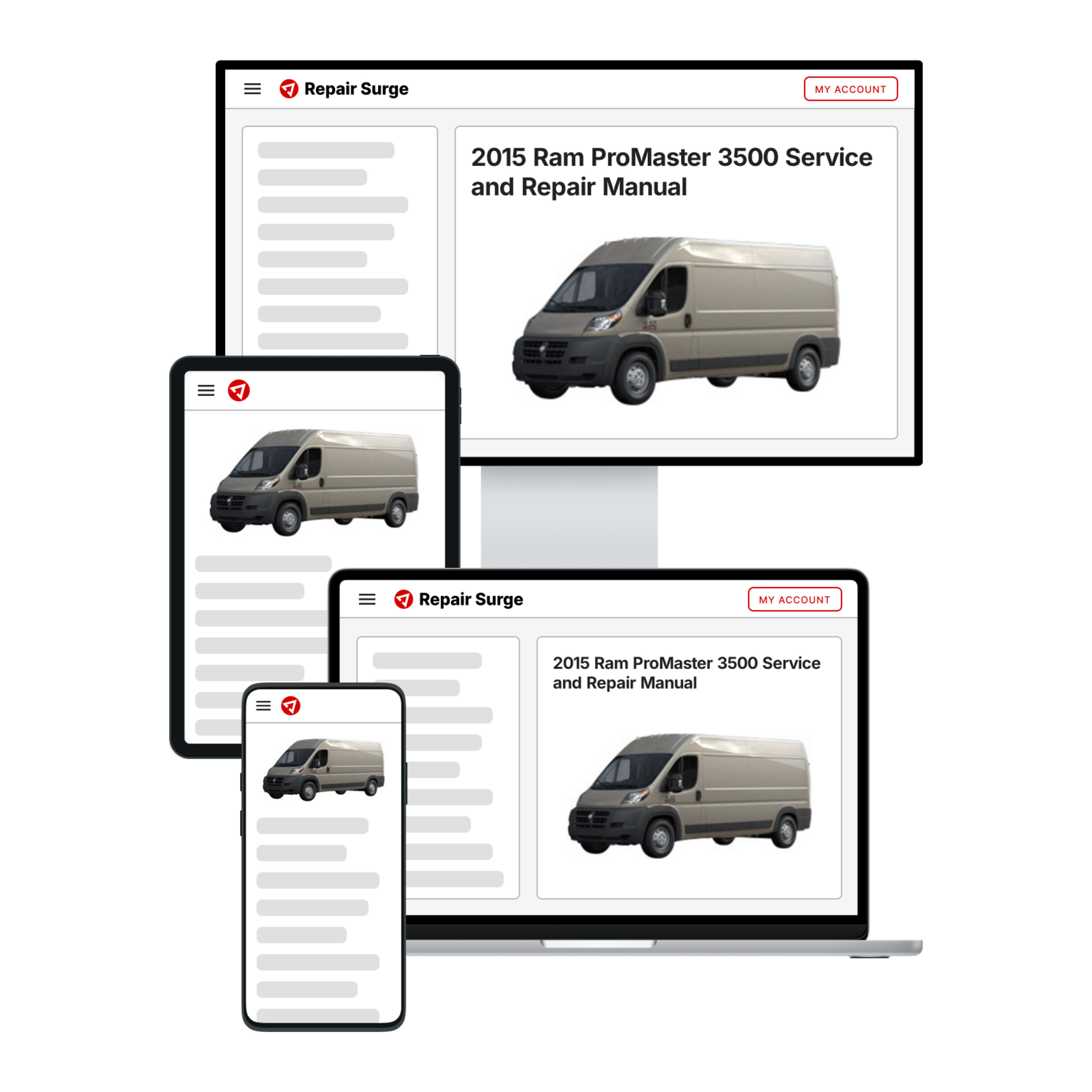 2015 Ram ProMaster 3500 service and repair manual hero image