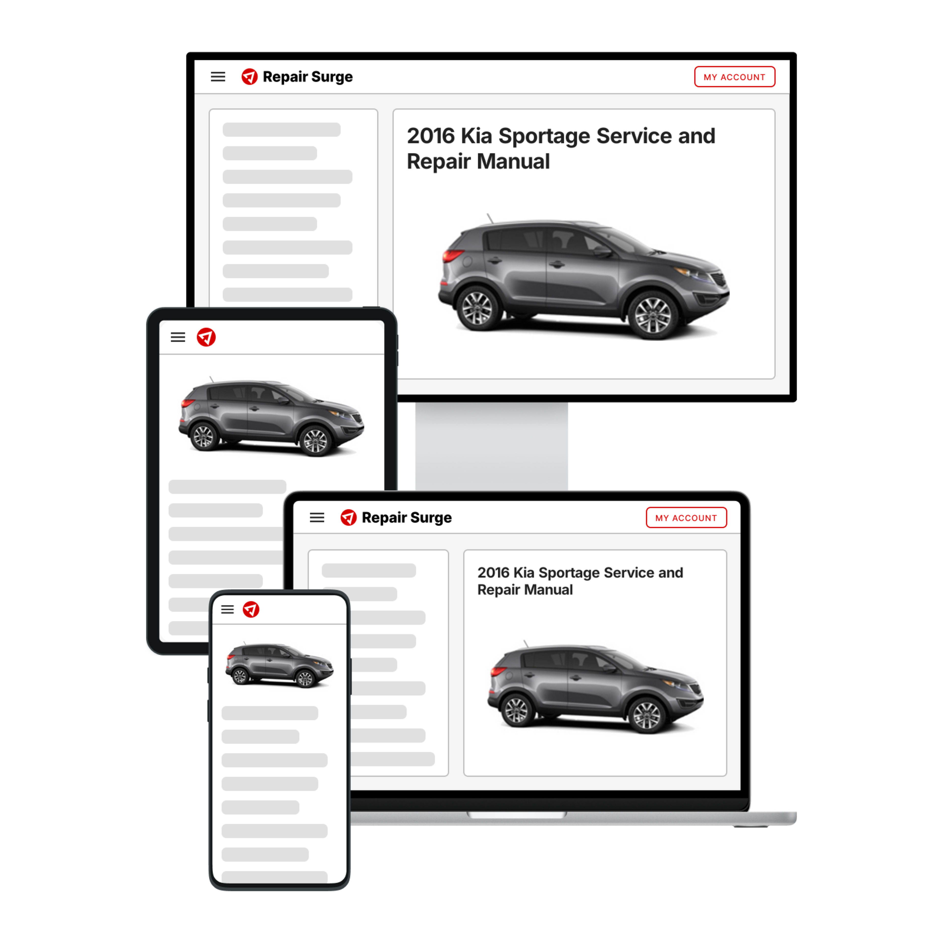 2016 Kia Sportage service and repair manual hero image