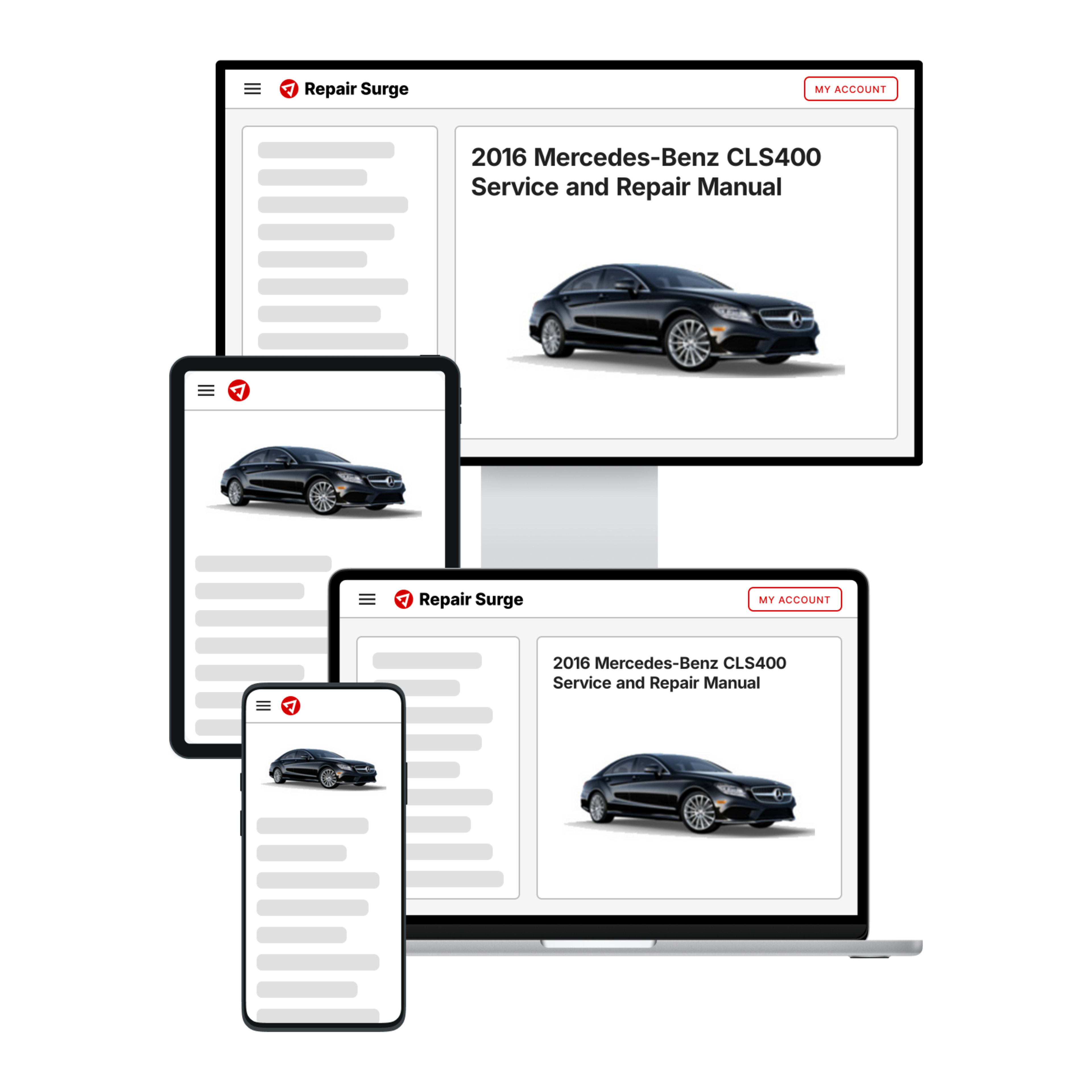 2016 Mercedes-Benz CLS400 service and repair manual hero image