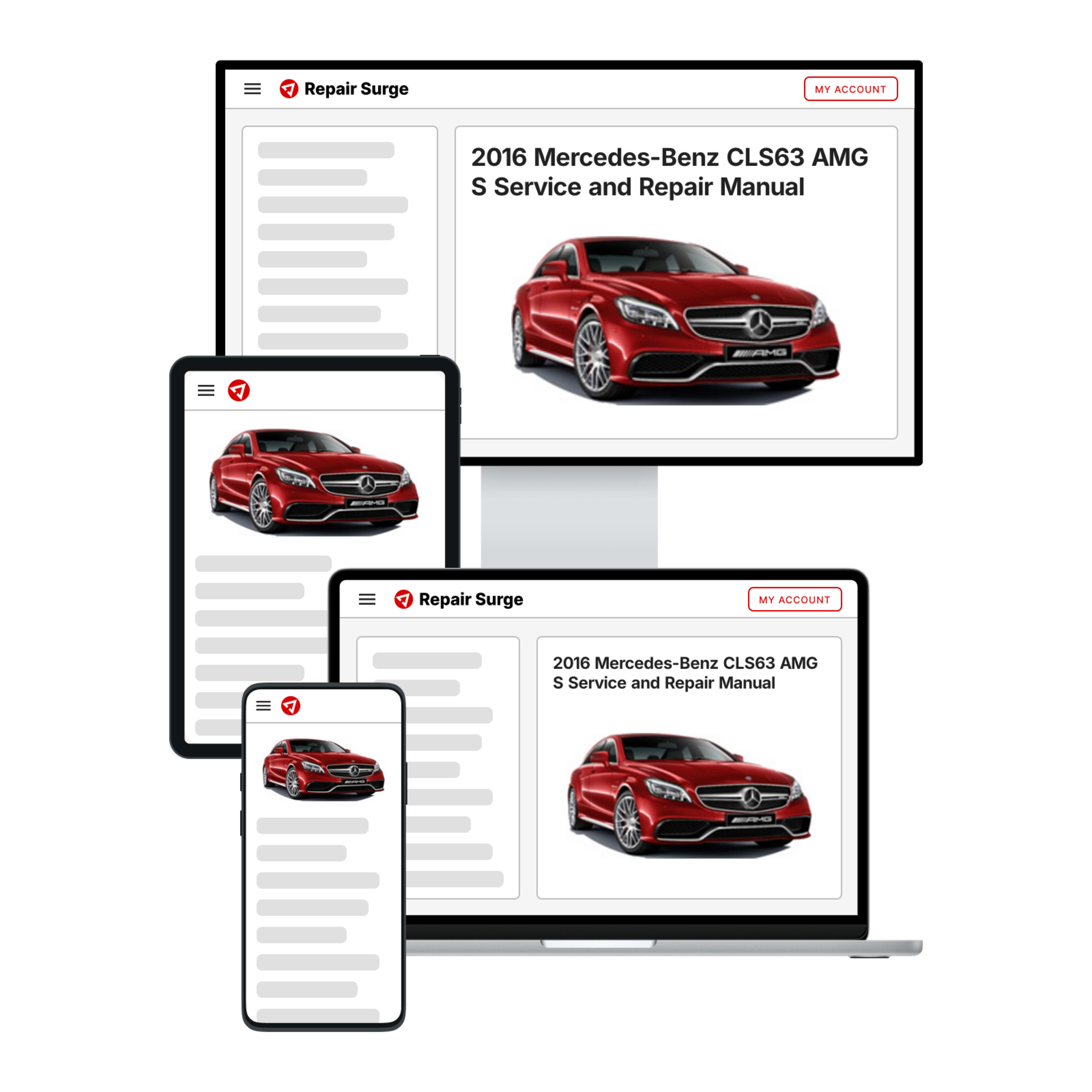 2016 Mercedes-Benz CLS63 AMG S service and repair manual hero image