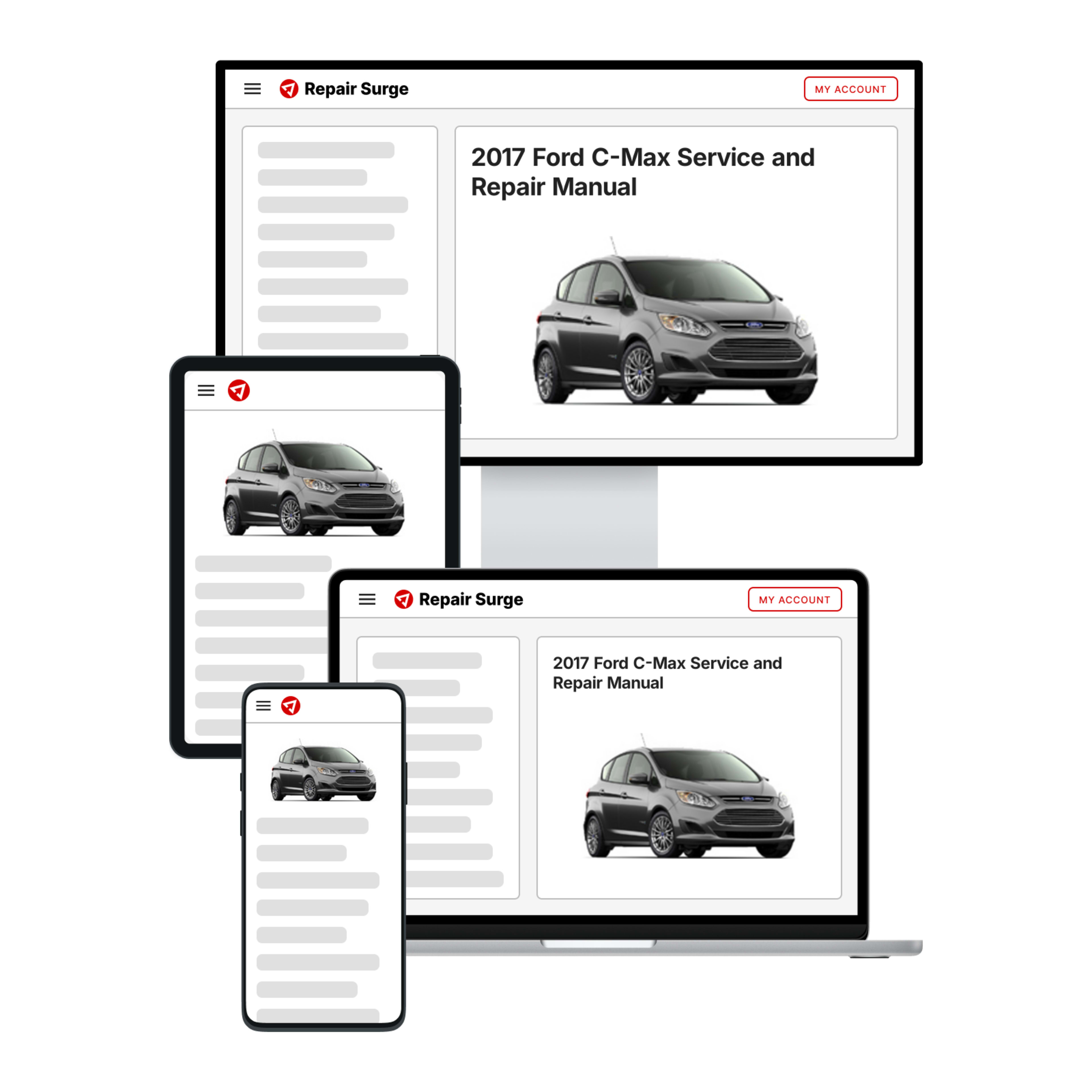 2017 Ford C-Max service and repair manual hero image