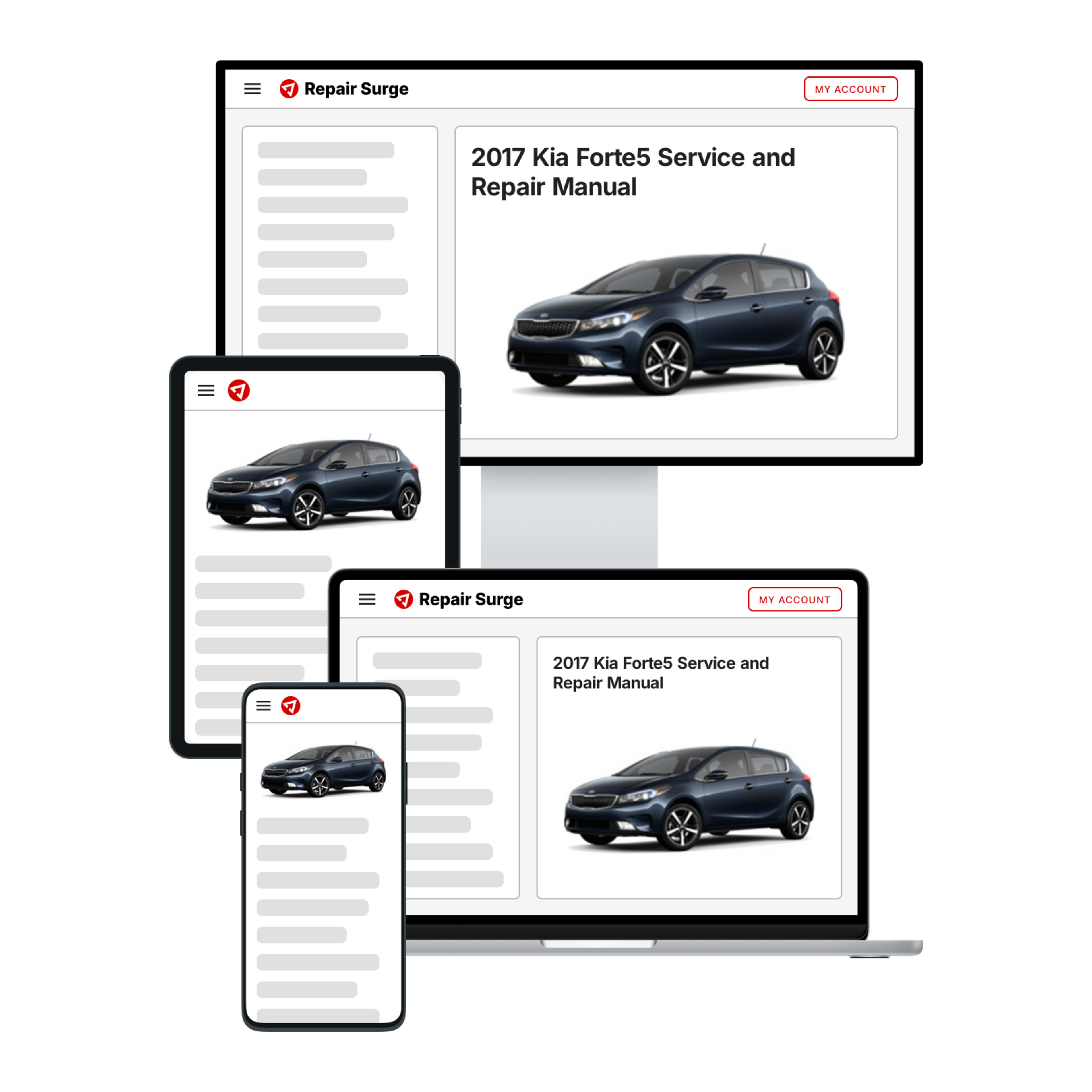 2017 Kia Forte5 service and repair manual hero image