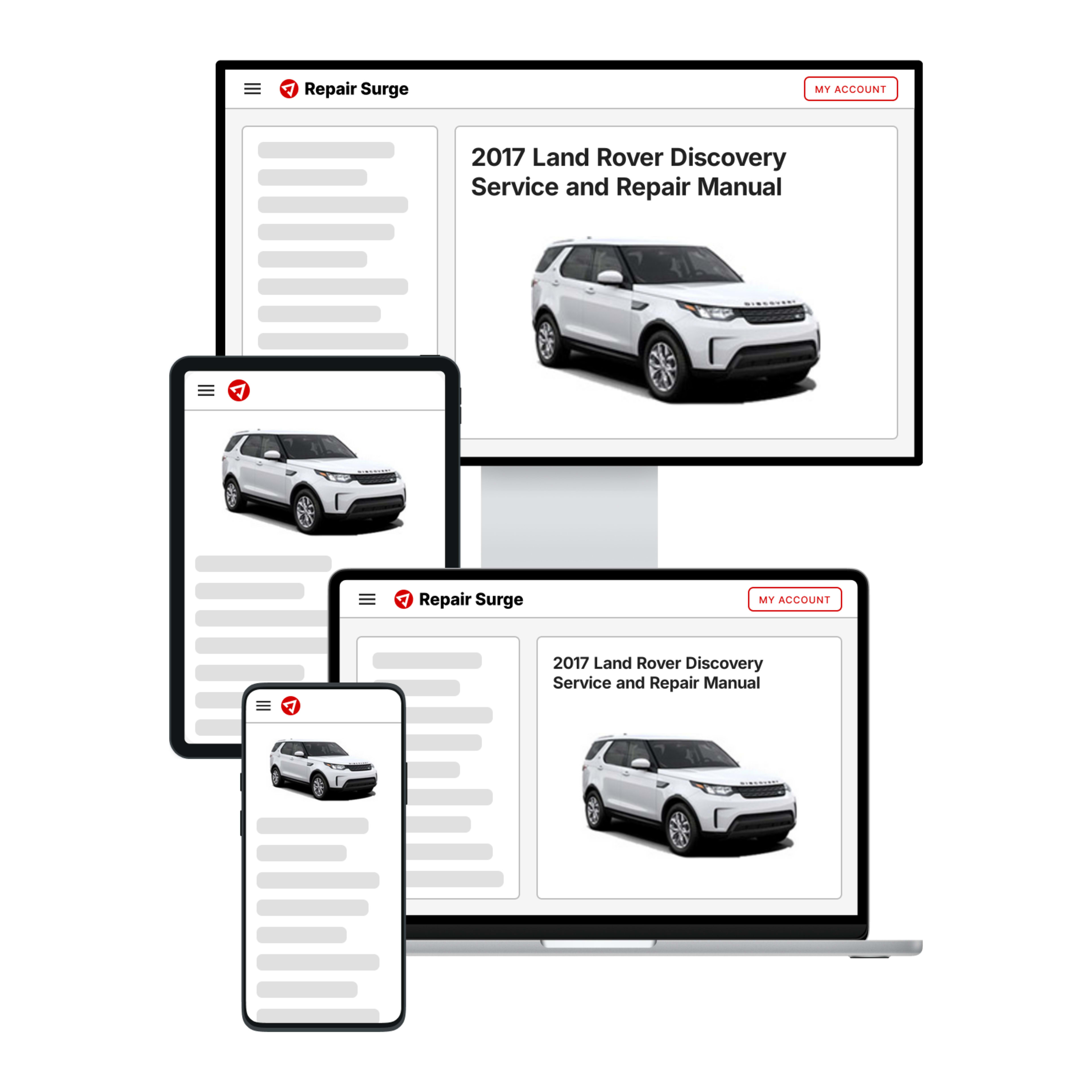 2017 Land Rover Discovery service and repair manual hero image