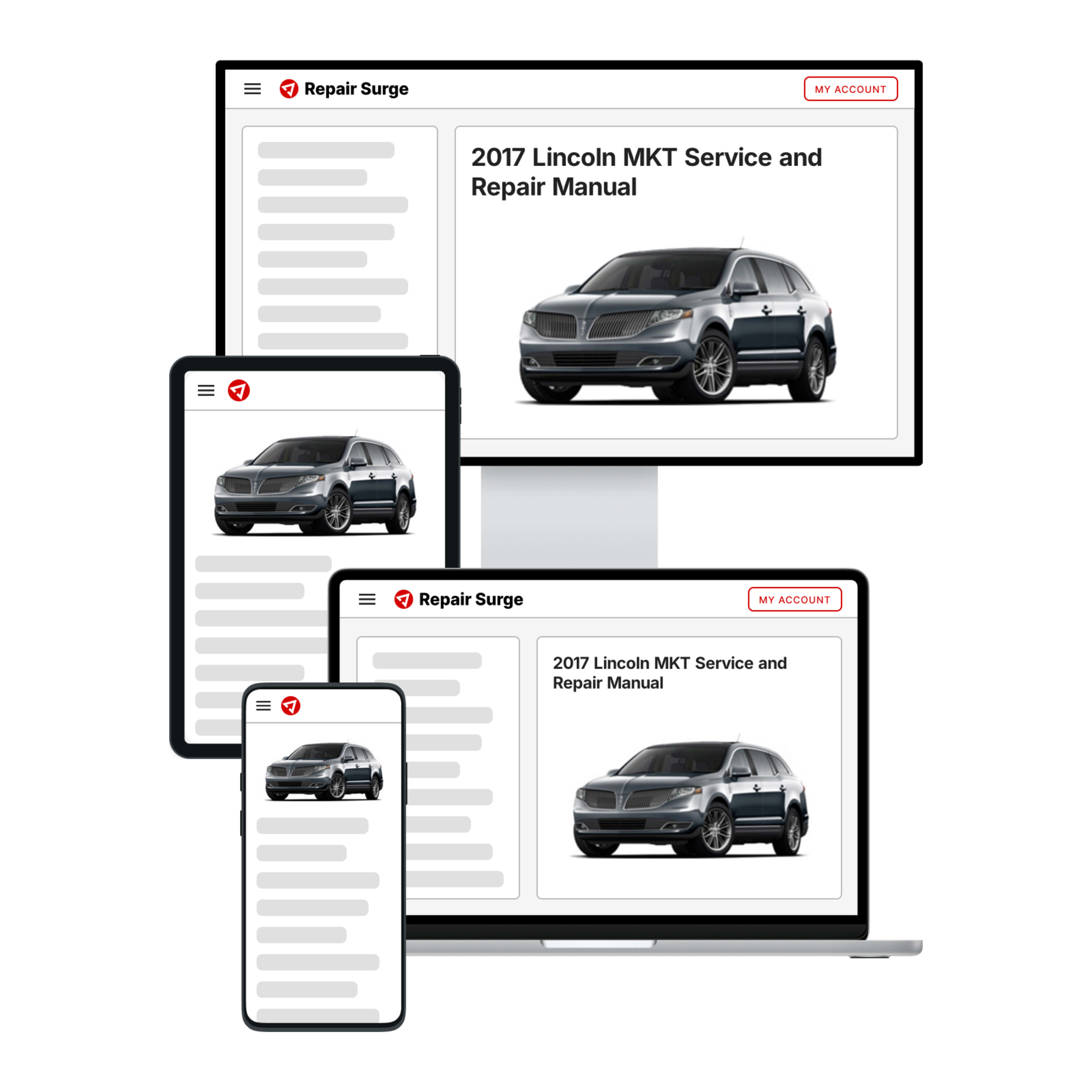 2017 Lincoln MKT service and repair manual hero image