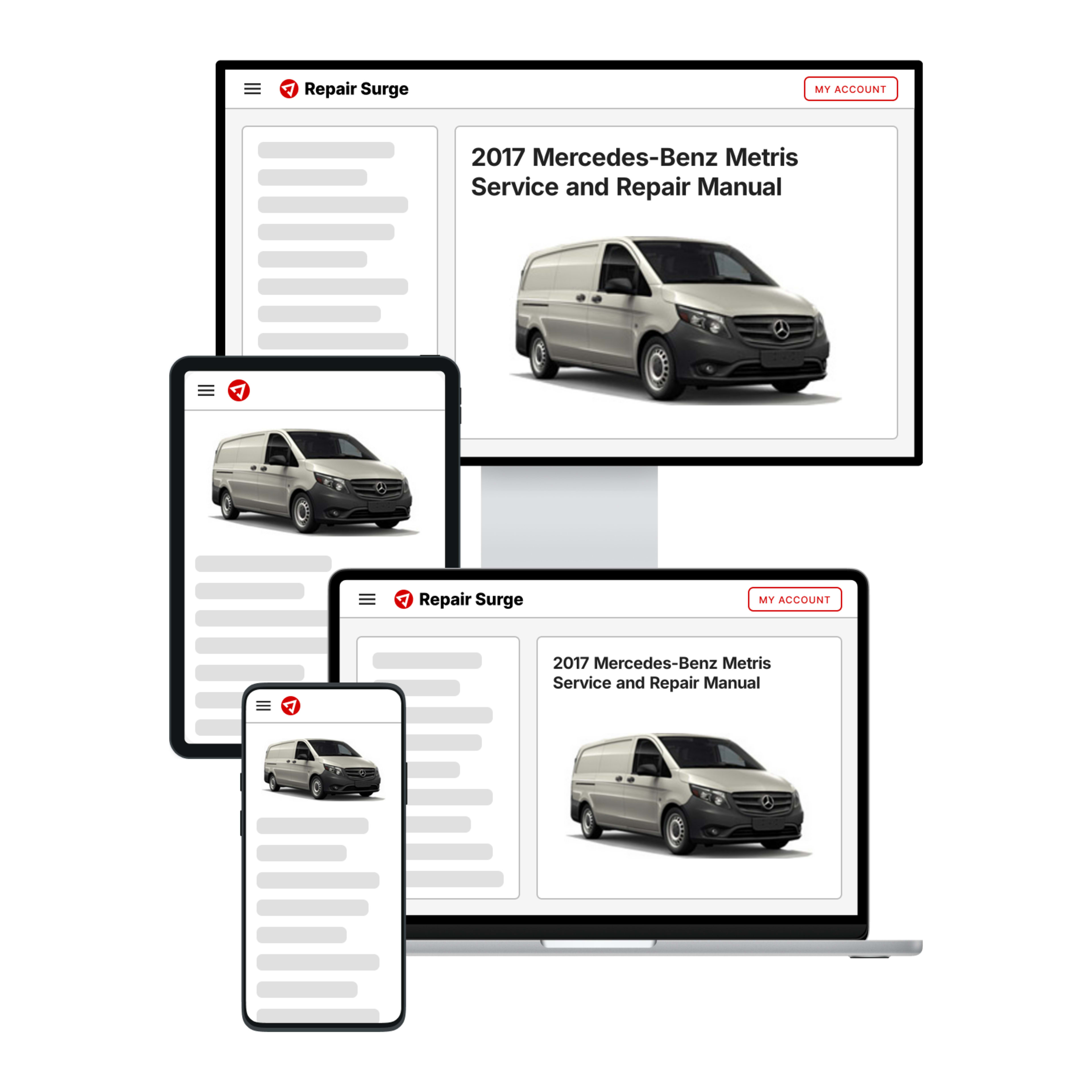 2017 Mercedes-Benz Metris service and repair manual hero image