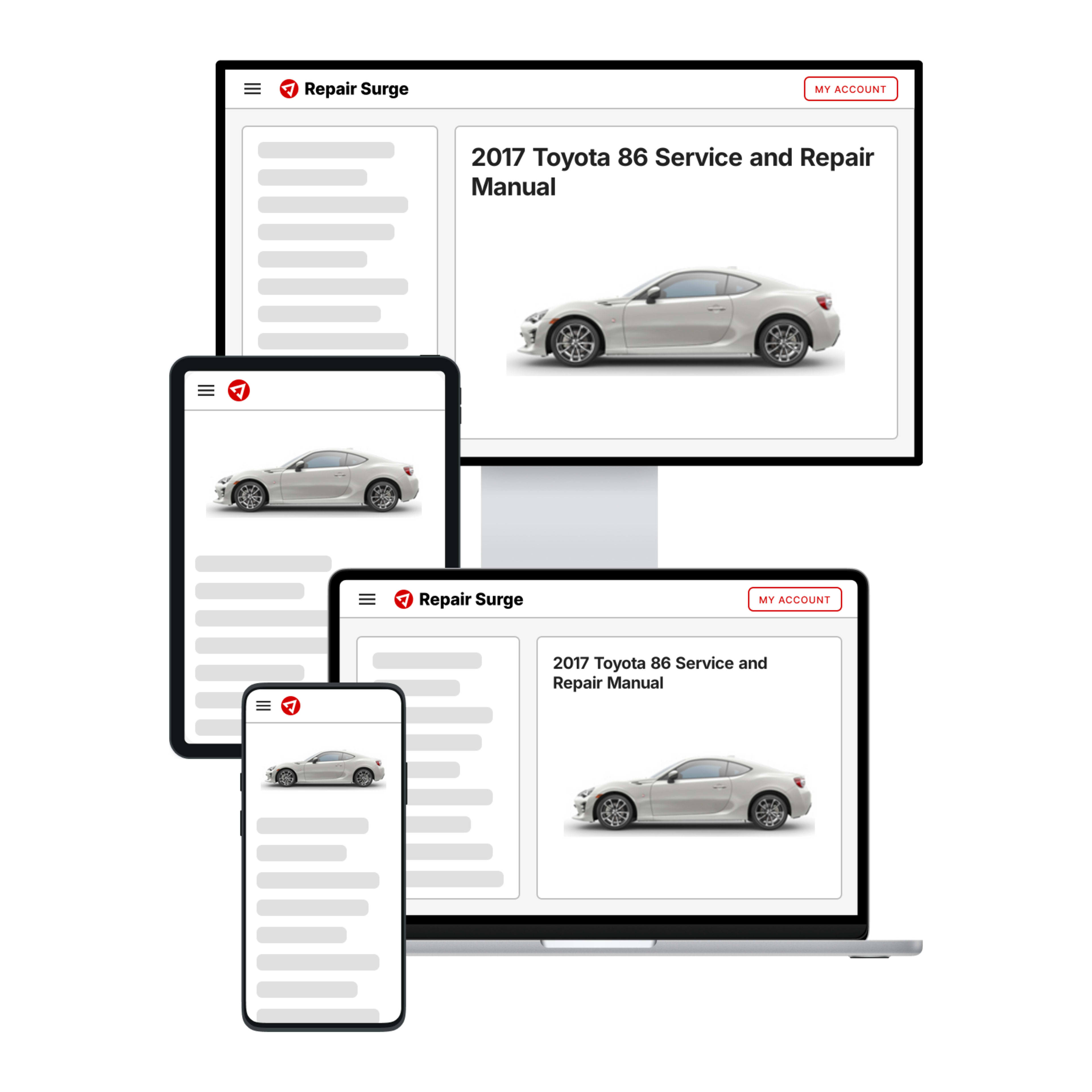 2017 Toyota 86 service and repair manual hero image