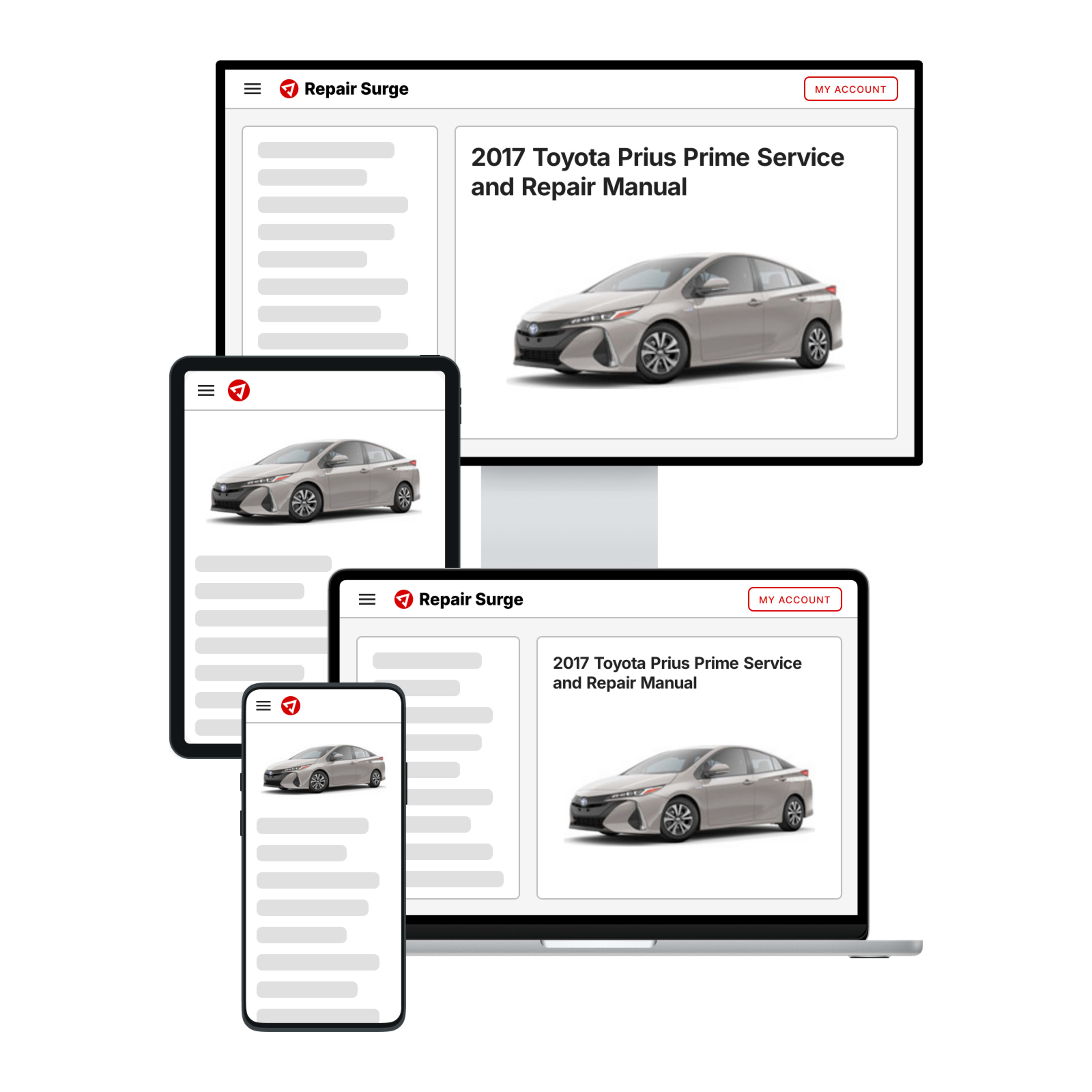 2017 Toyota Prius Prime service and repair manual hero image