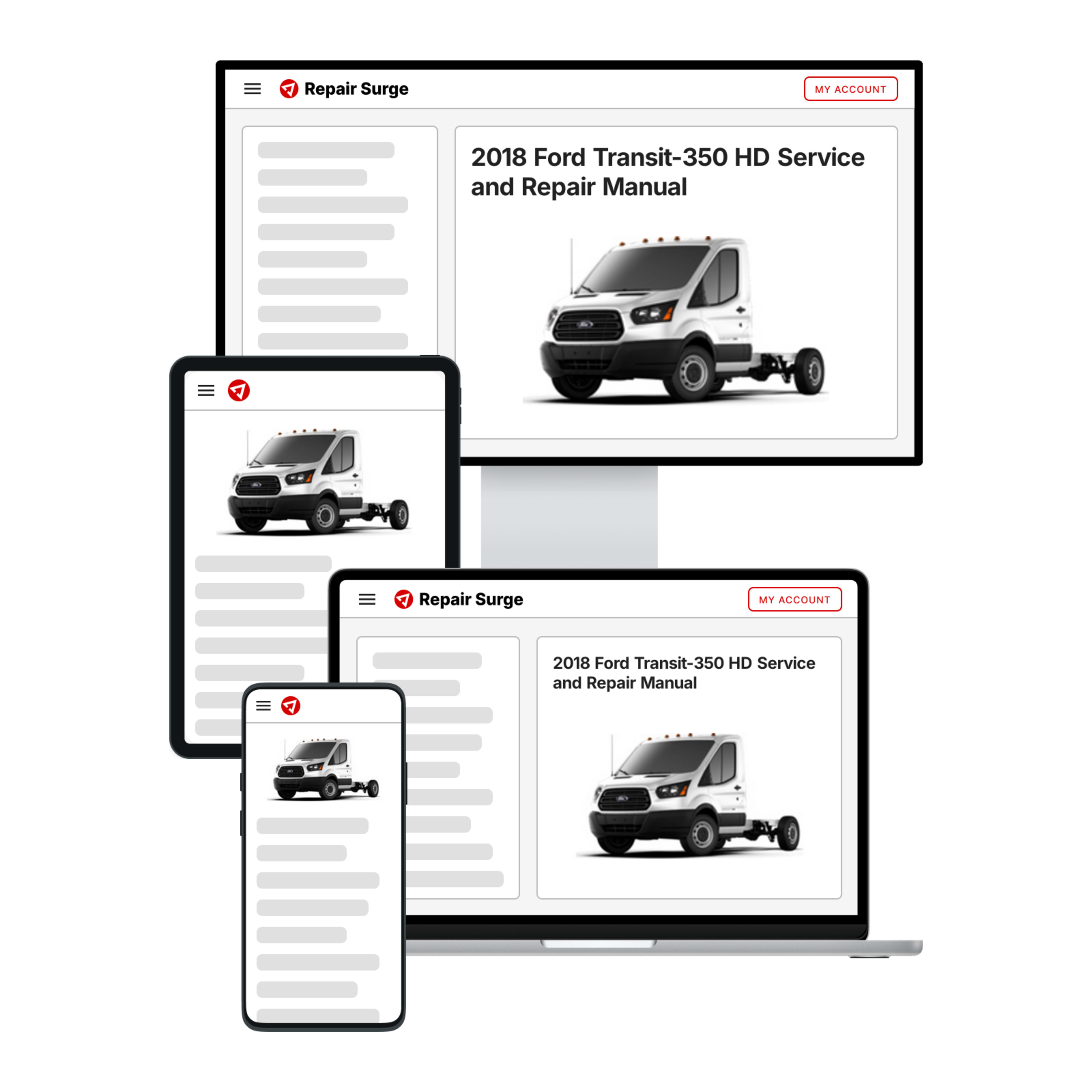 2018 Ford Transit-350 HD service and repair manual hero image