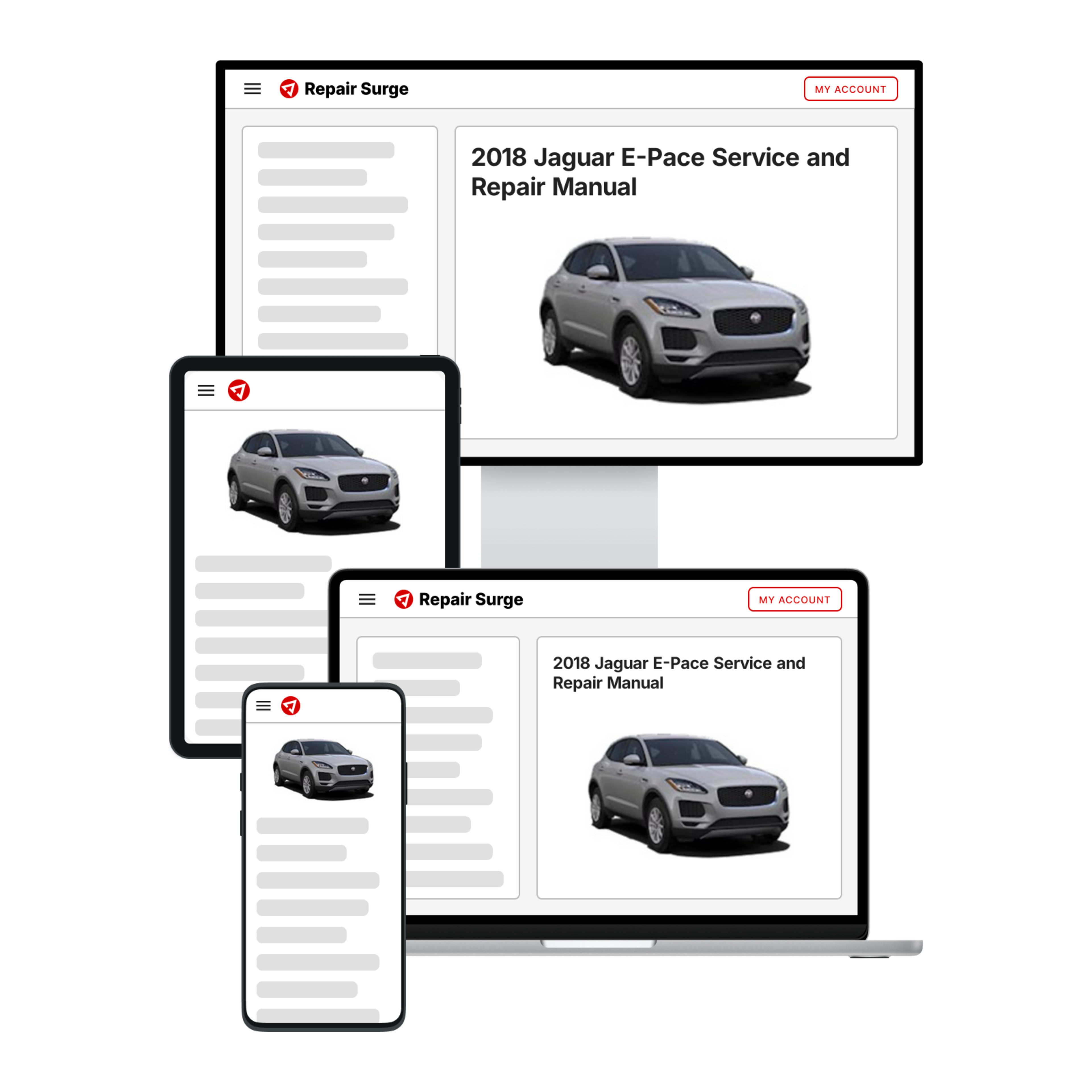 2018 Jaguar E-Pace service and repair manual hero image