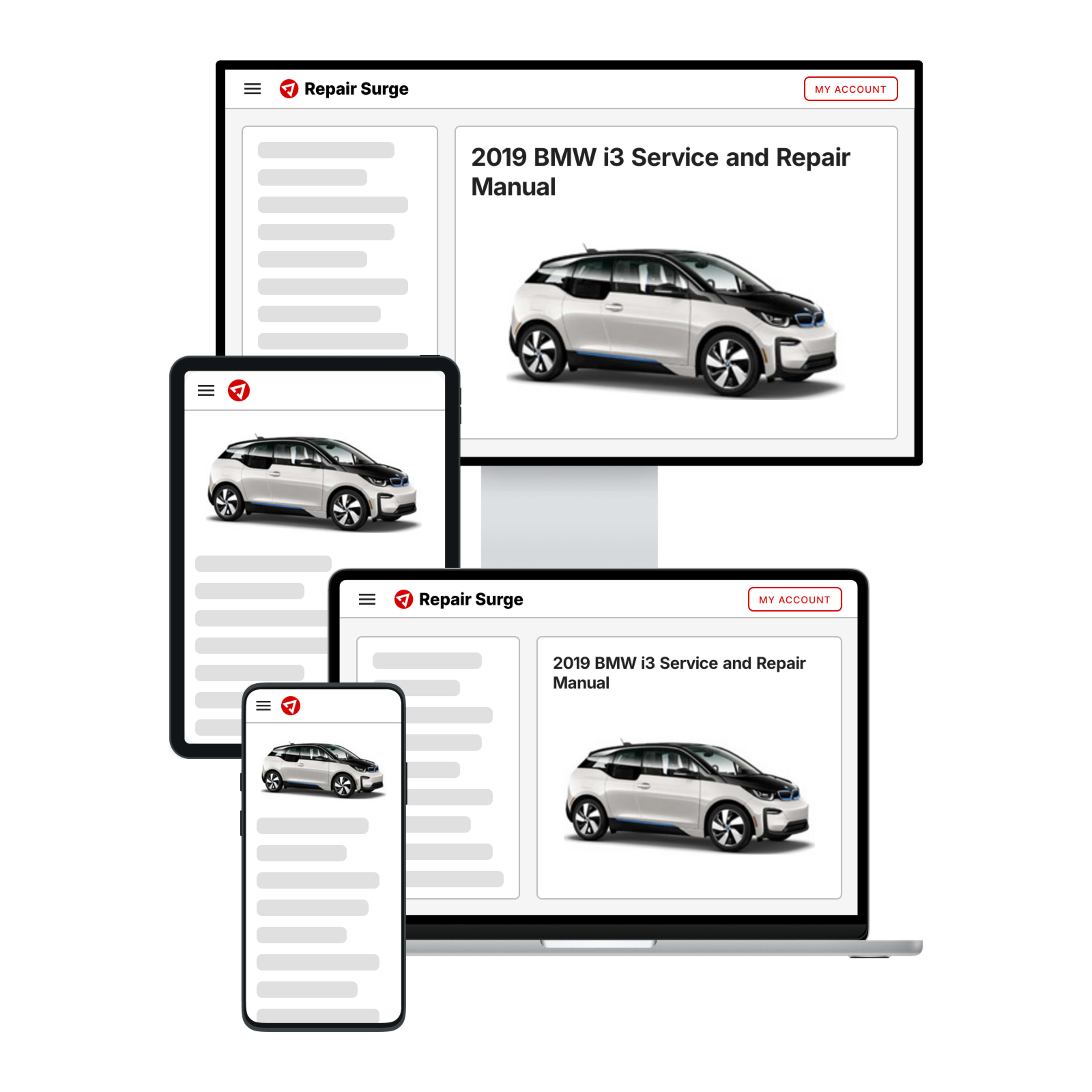 2019 BMW i3 service and repair manual hero image