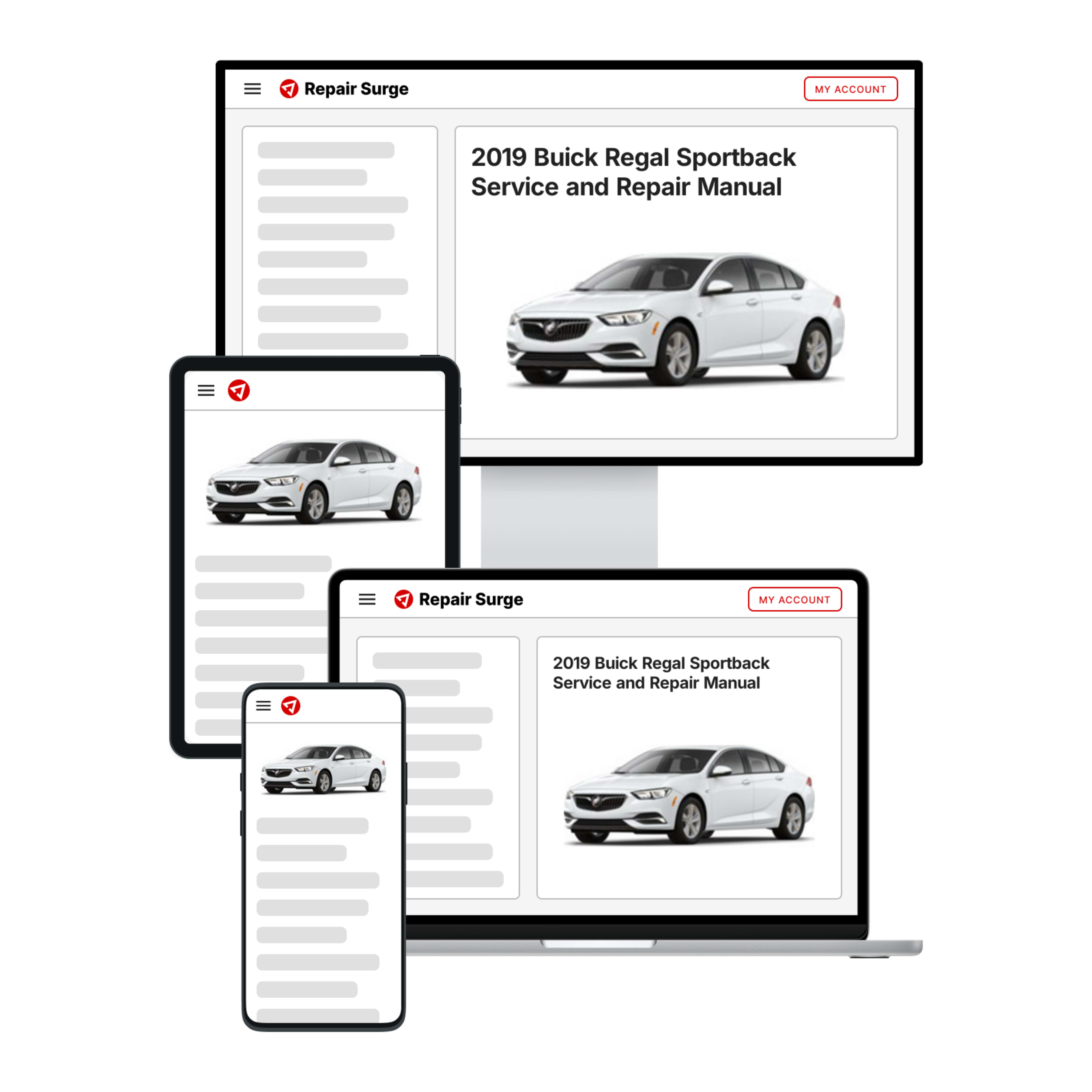 2019 Buick Regal Sportback service and repair manual hero image